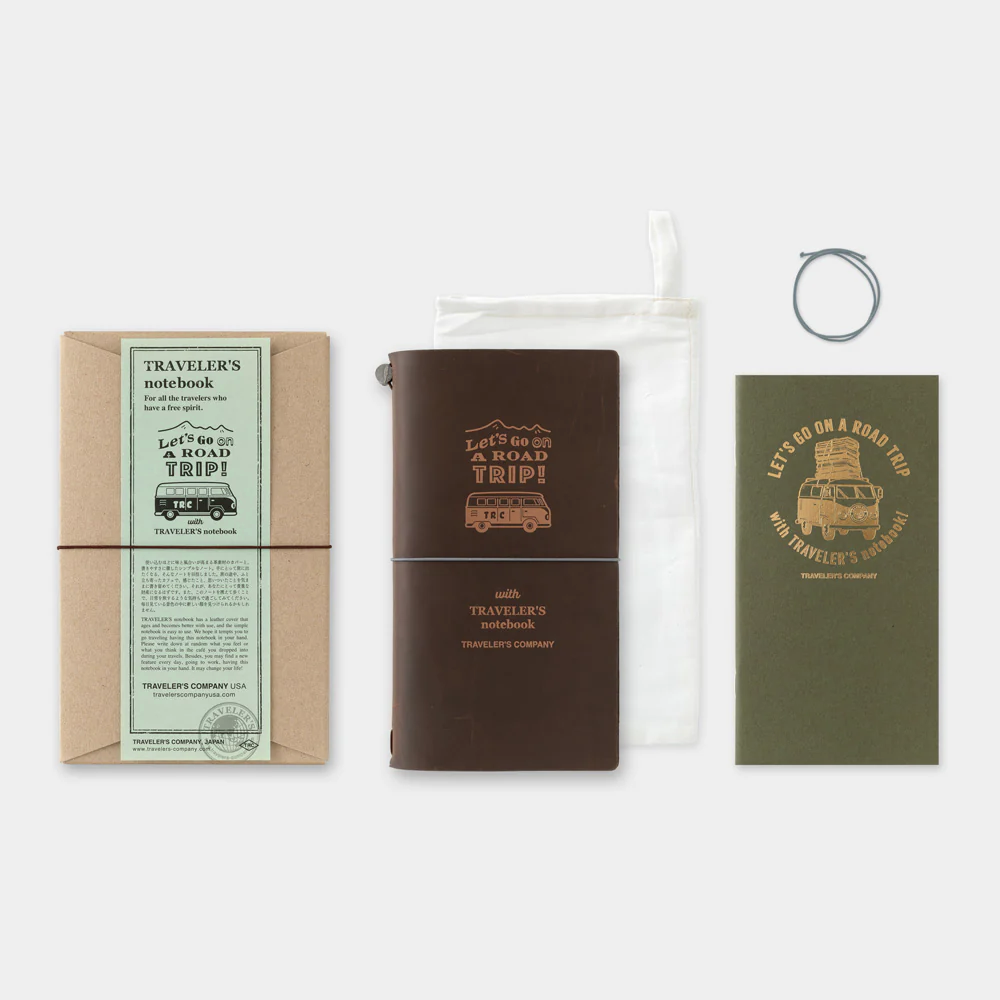 Traveler’s Company USA限定 Road Trip 公路旅行 TN手帳 黃銅夾