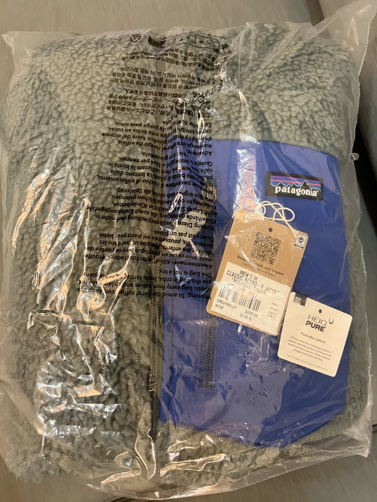 Patagonia retro X 男 M號 女 S號