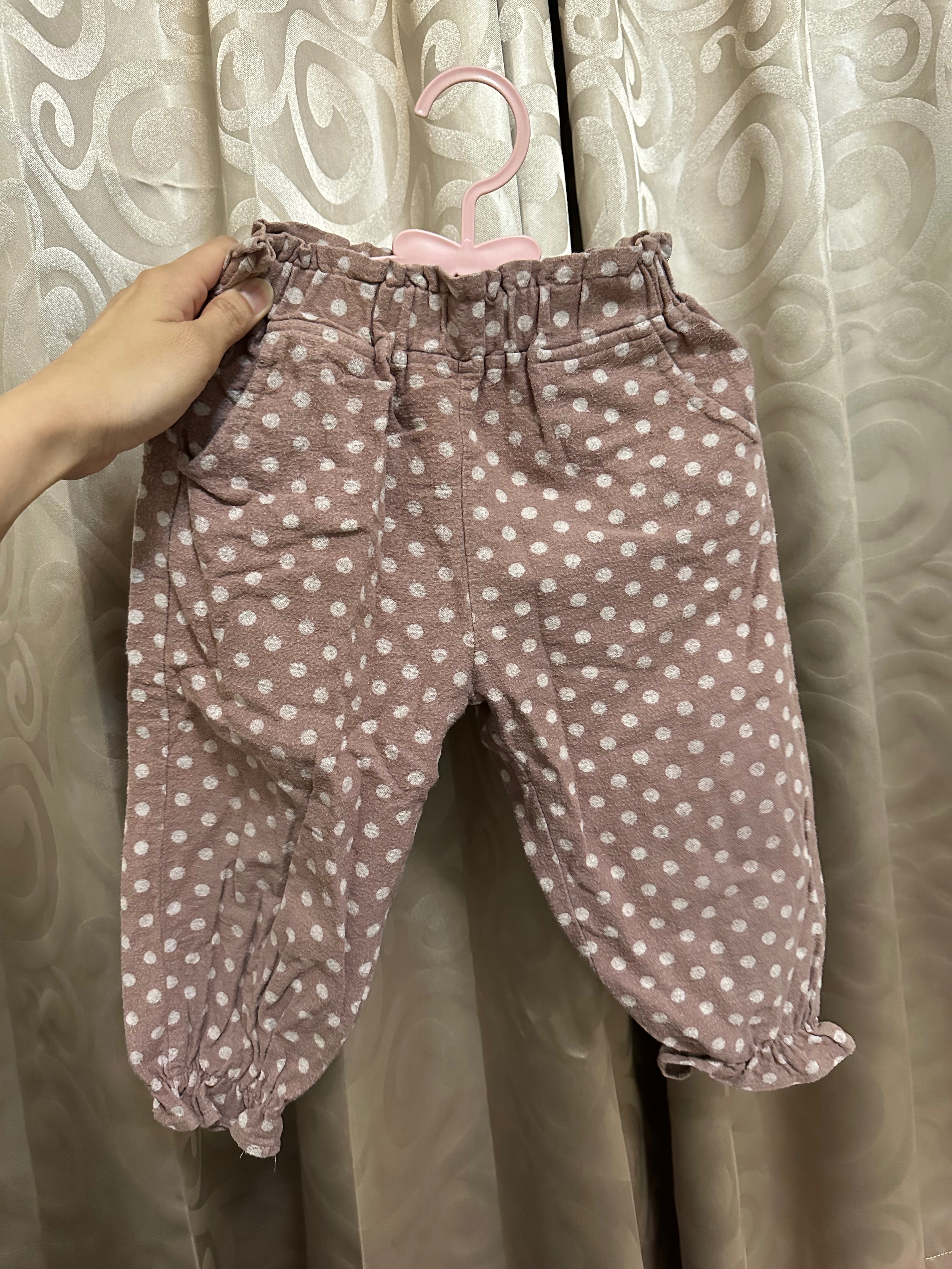女幼童點點秋天褲子7號