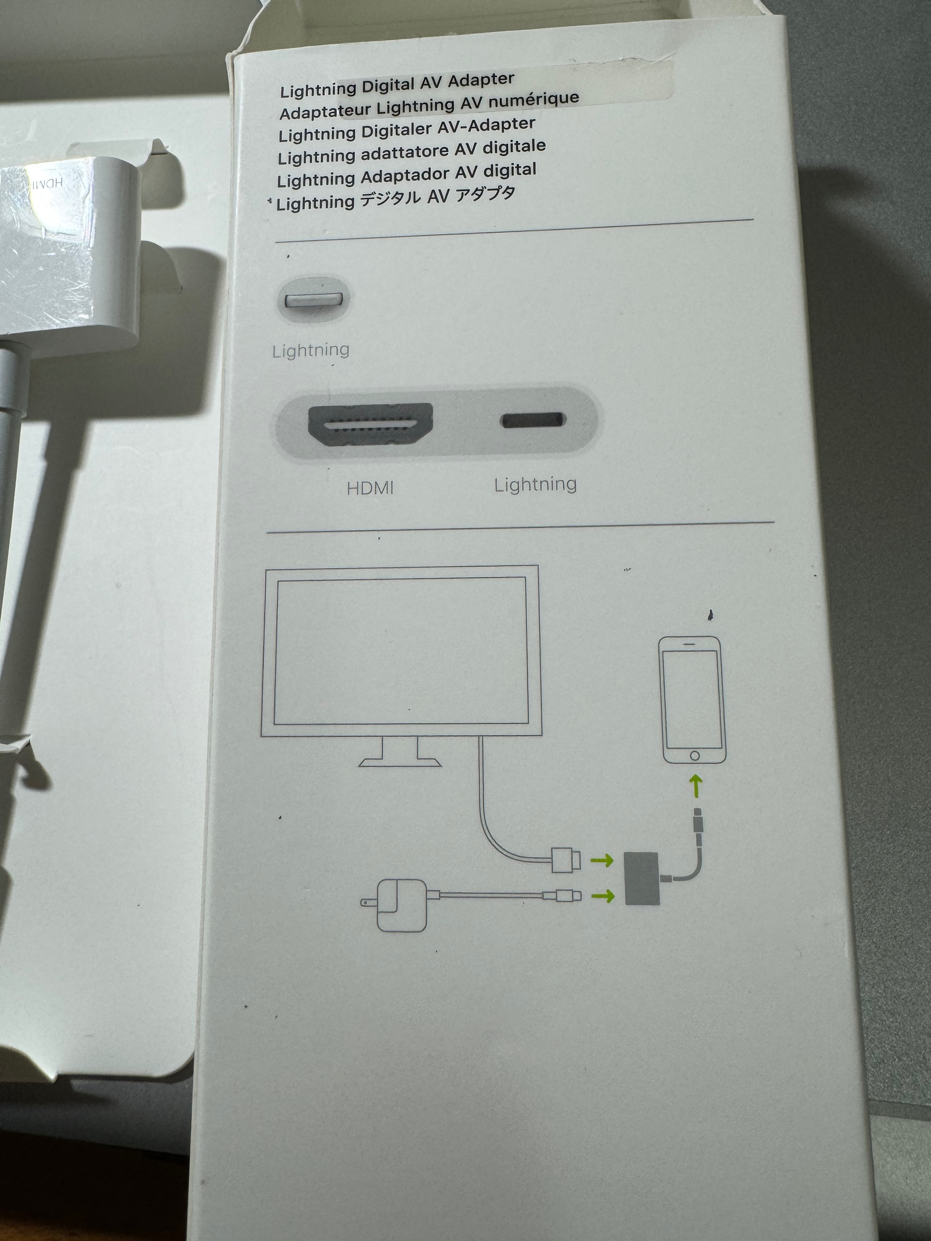 Lightning to Digital AV adaptor 蘋果hdmi 轉接頭