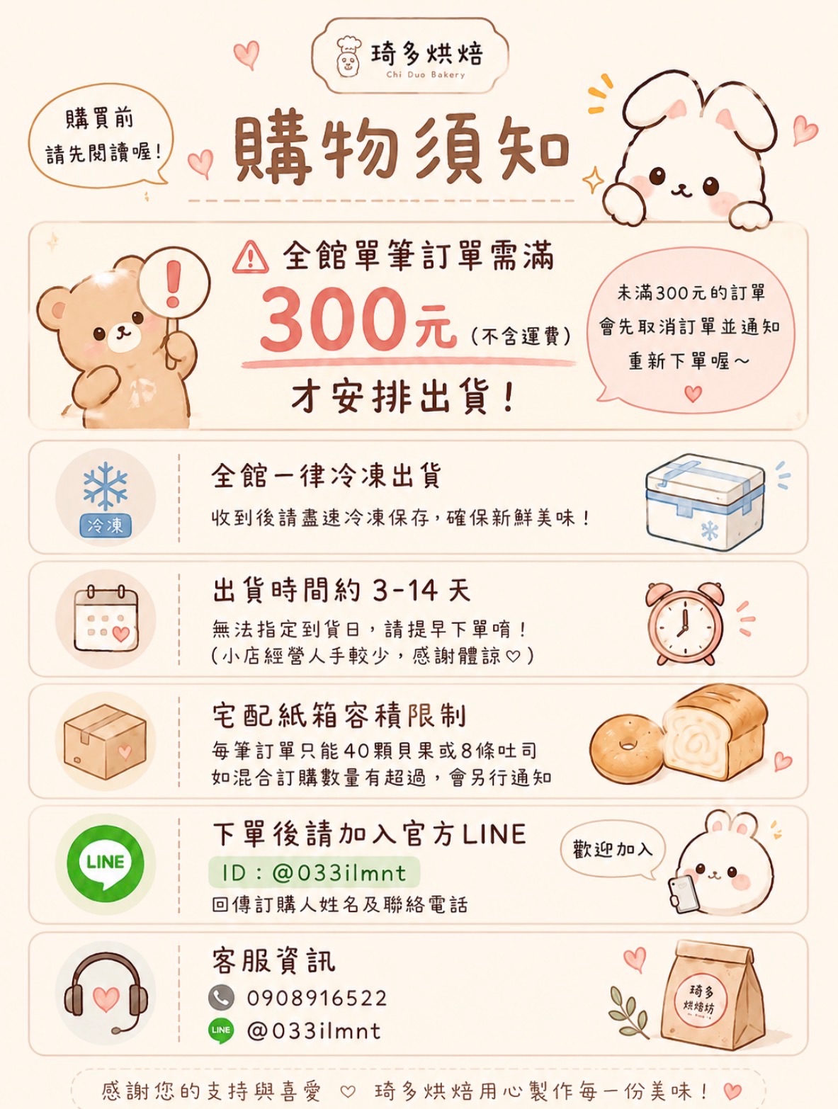 購物須知（請勿下單）