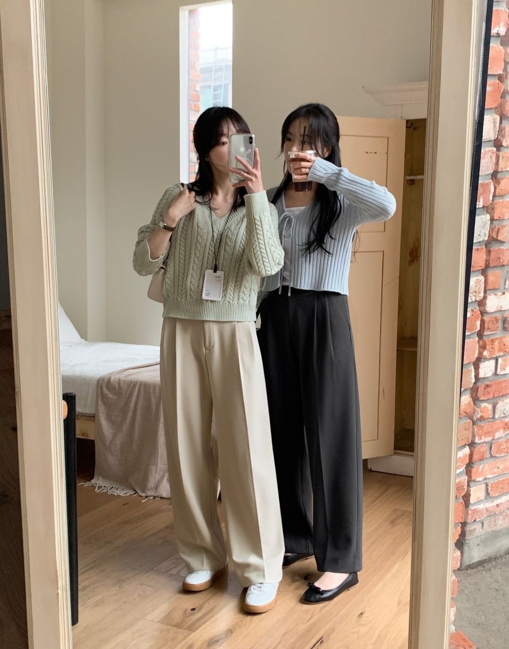 賣破2千✨98doci [98project] COMFORT招牌鬆緊腰西褲 2color