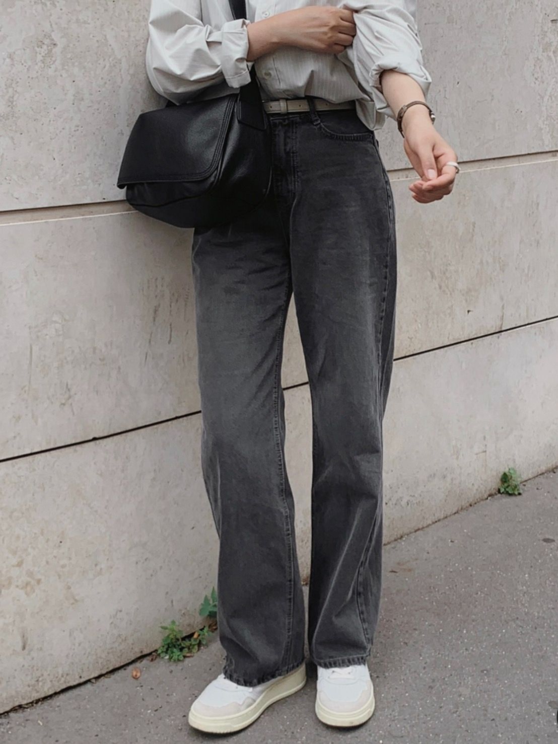 #SLOWMADE. today denim✨霧灰牛仔長褲 투데이 포그챠콜 데니팬츠