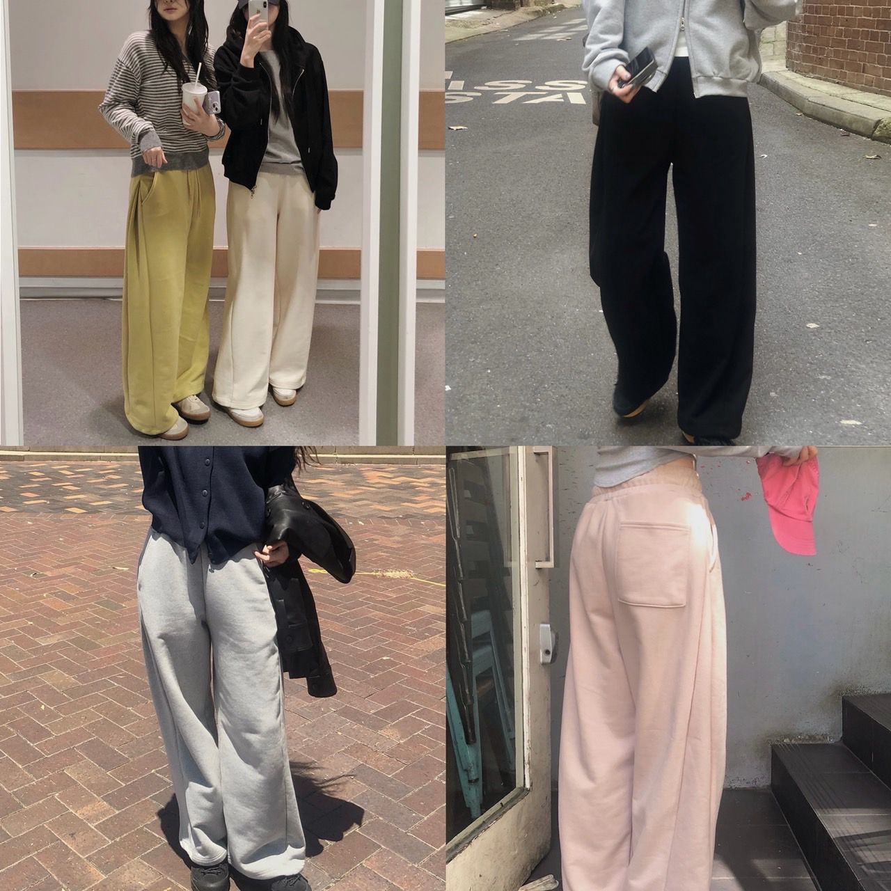 #SLOWMADE 側邊打摺2way休閒棉褲 5color 사이드핀턱 투웨이 트레이닝팬츠