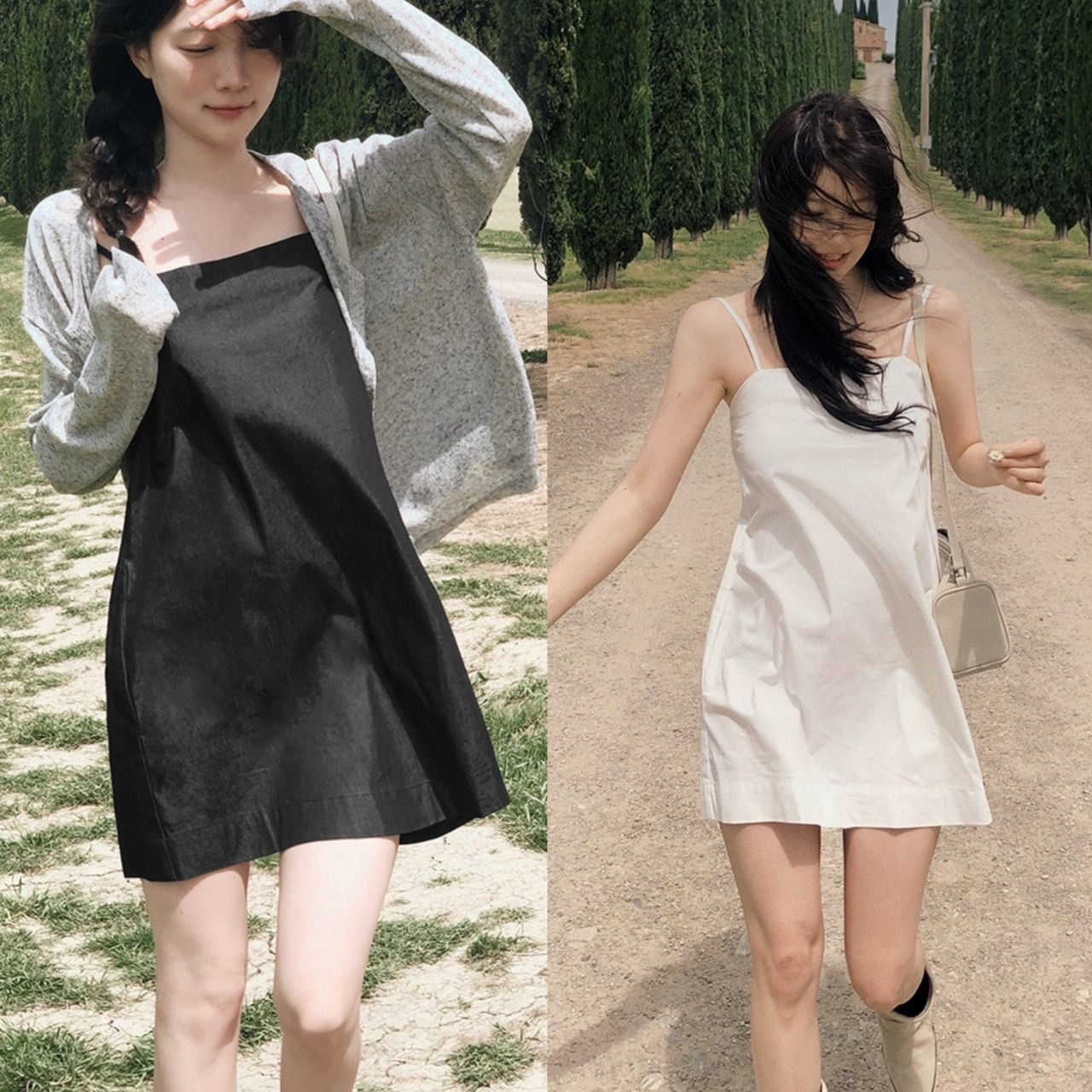 #SLOWMADE. 經典平口小洋裝 2color
