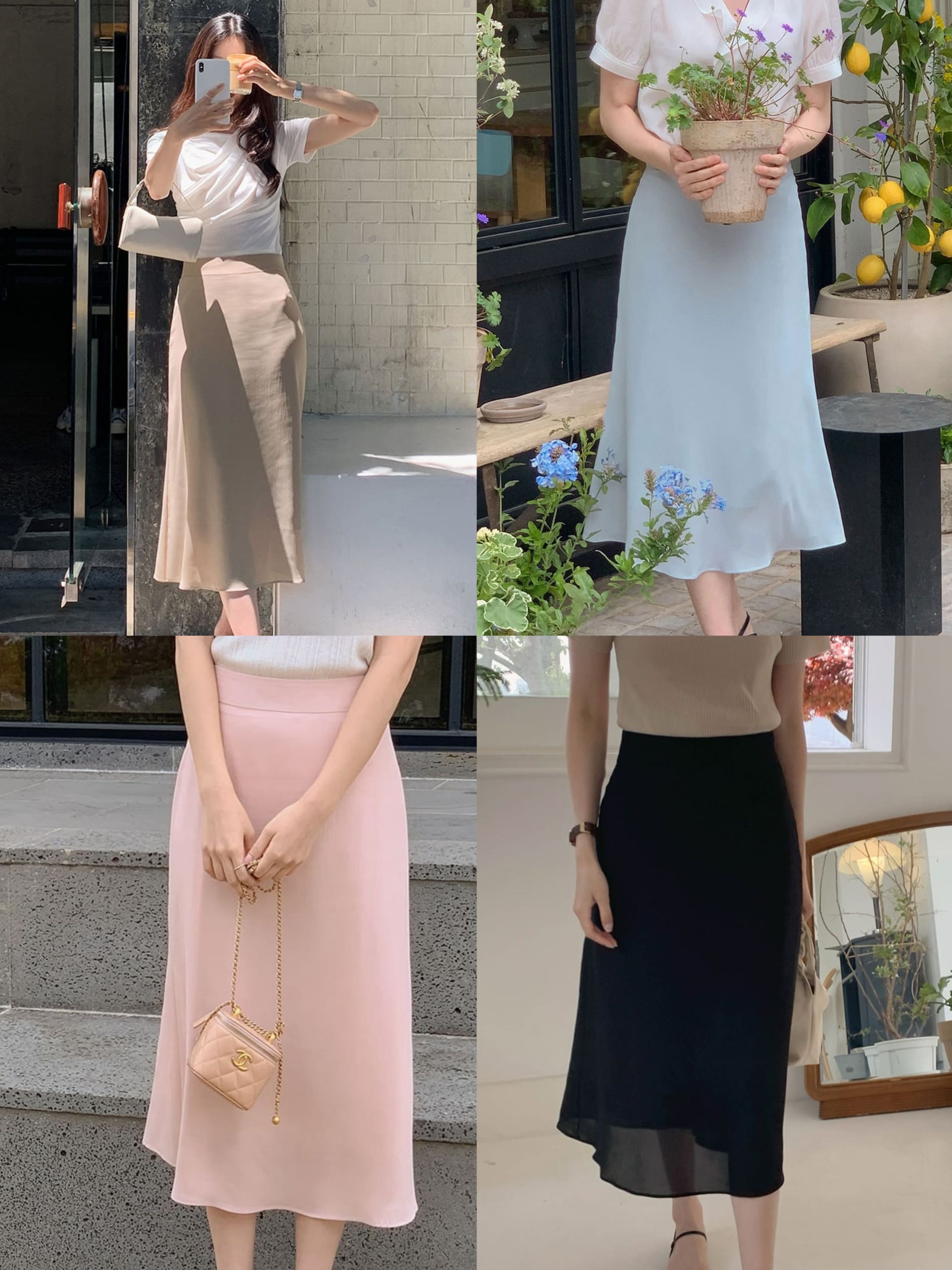 正韓製飄逸線條魚尾裙 cherrykoko 로아 머메이드 스커트