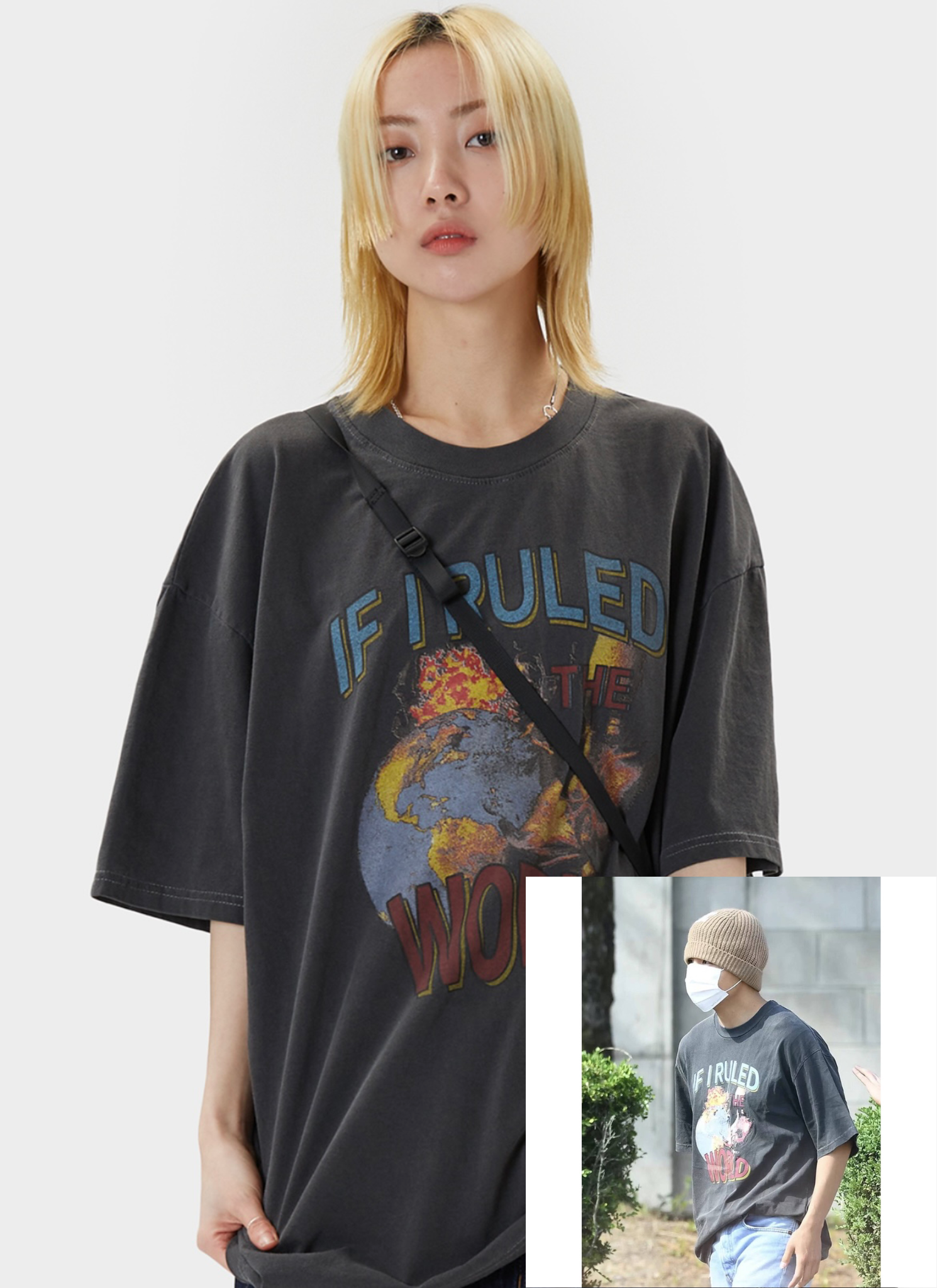 泰亨同款 🇰🇷IF I RULED  寬鬆短袖 T恤 V BTS 防彈少年團