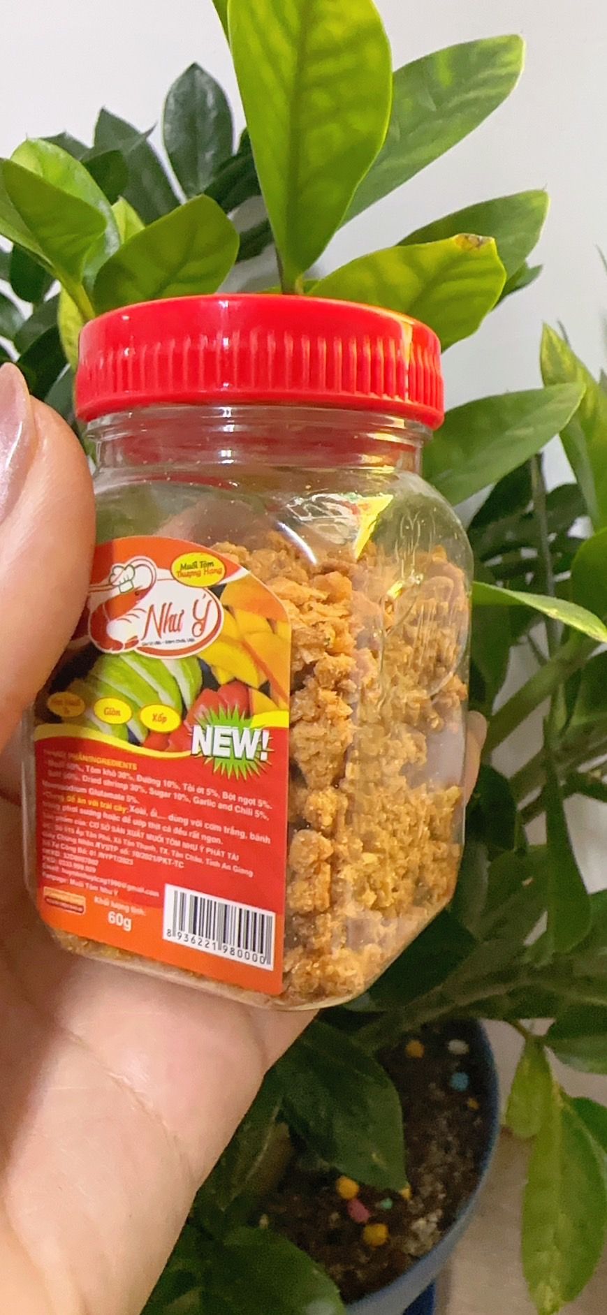如意蝦鹽小罐 muối tôm mini hạt