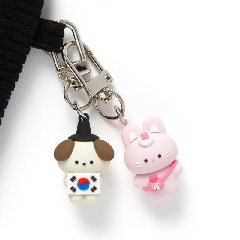 artbox狗狗兔兔吊飾兩入組