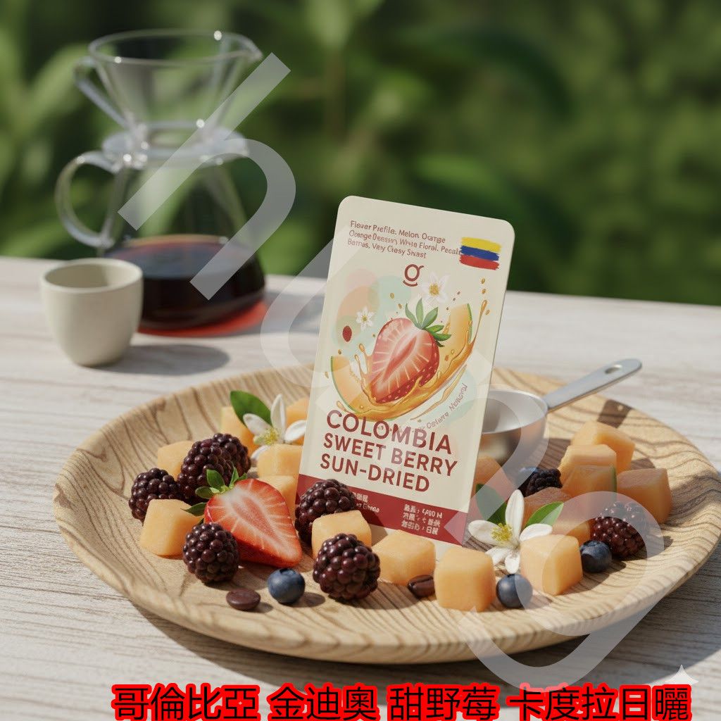 哥倫比亞 金迪奧 甜野莓 卡度拉日曬