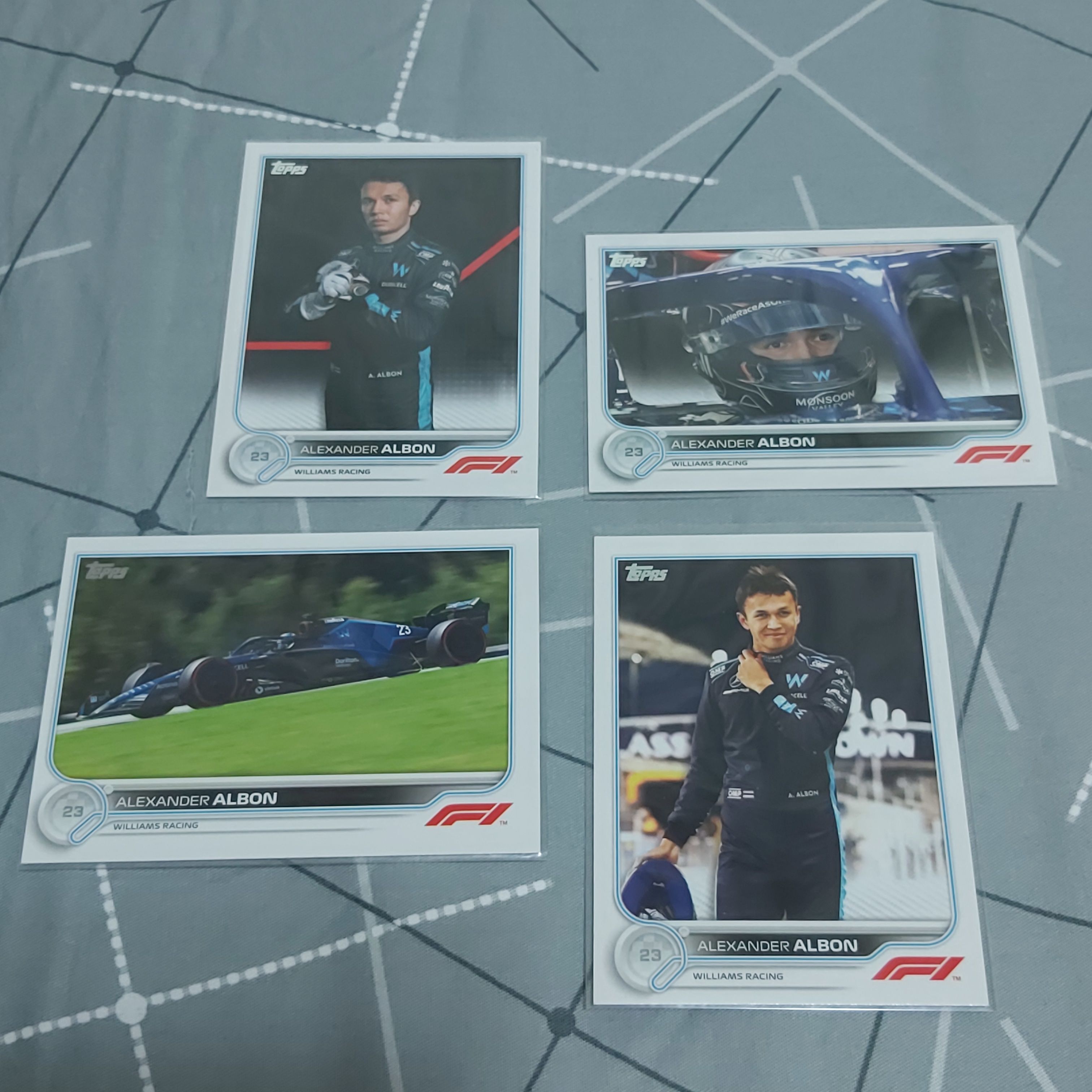 2022 topps F1 Alex Albon 賽車卡 車手卡 普卡 泰國 英國