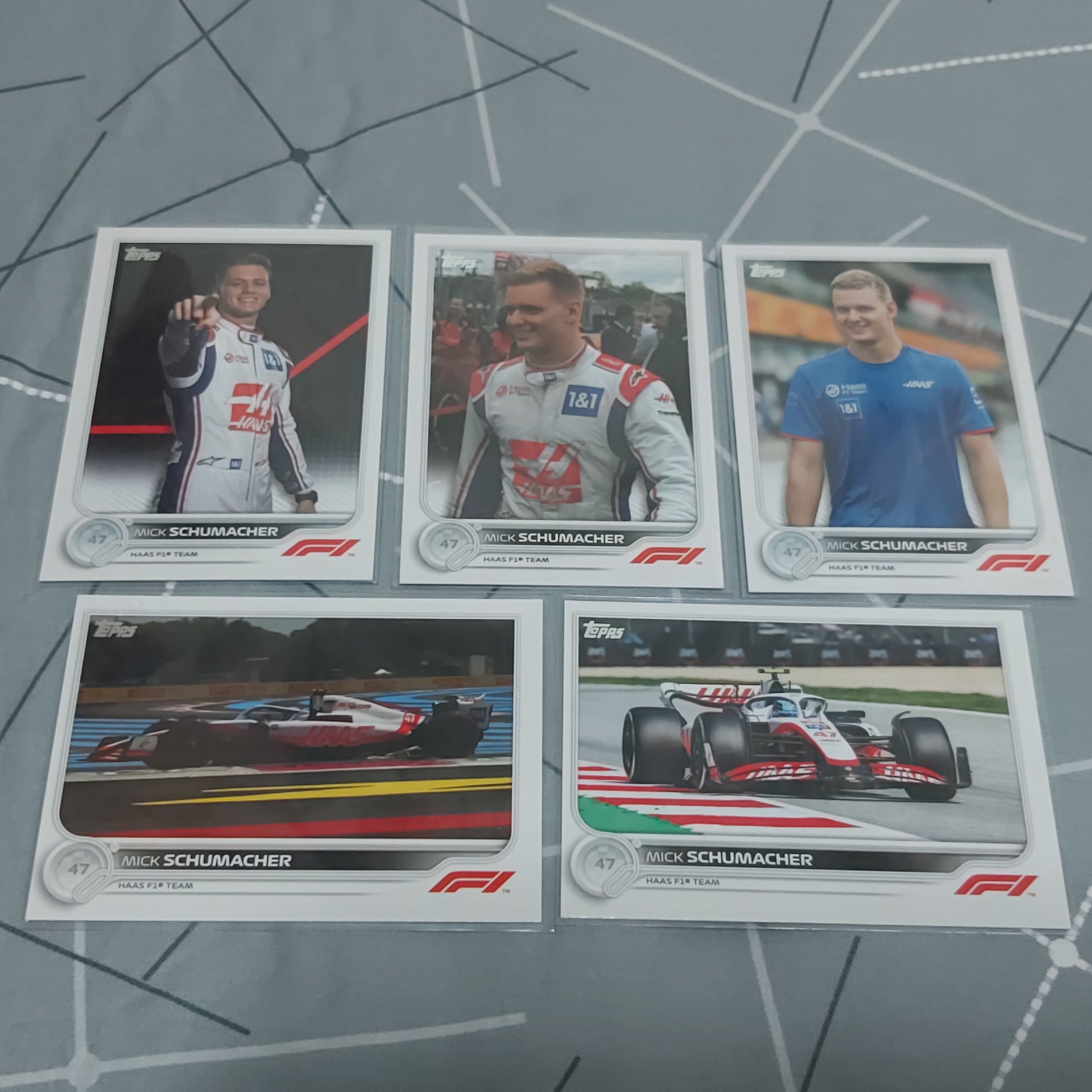 2022 topps F1 Mick Schumacher 賽車卡 車手卡 普卡 德國 Haas 美國