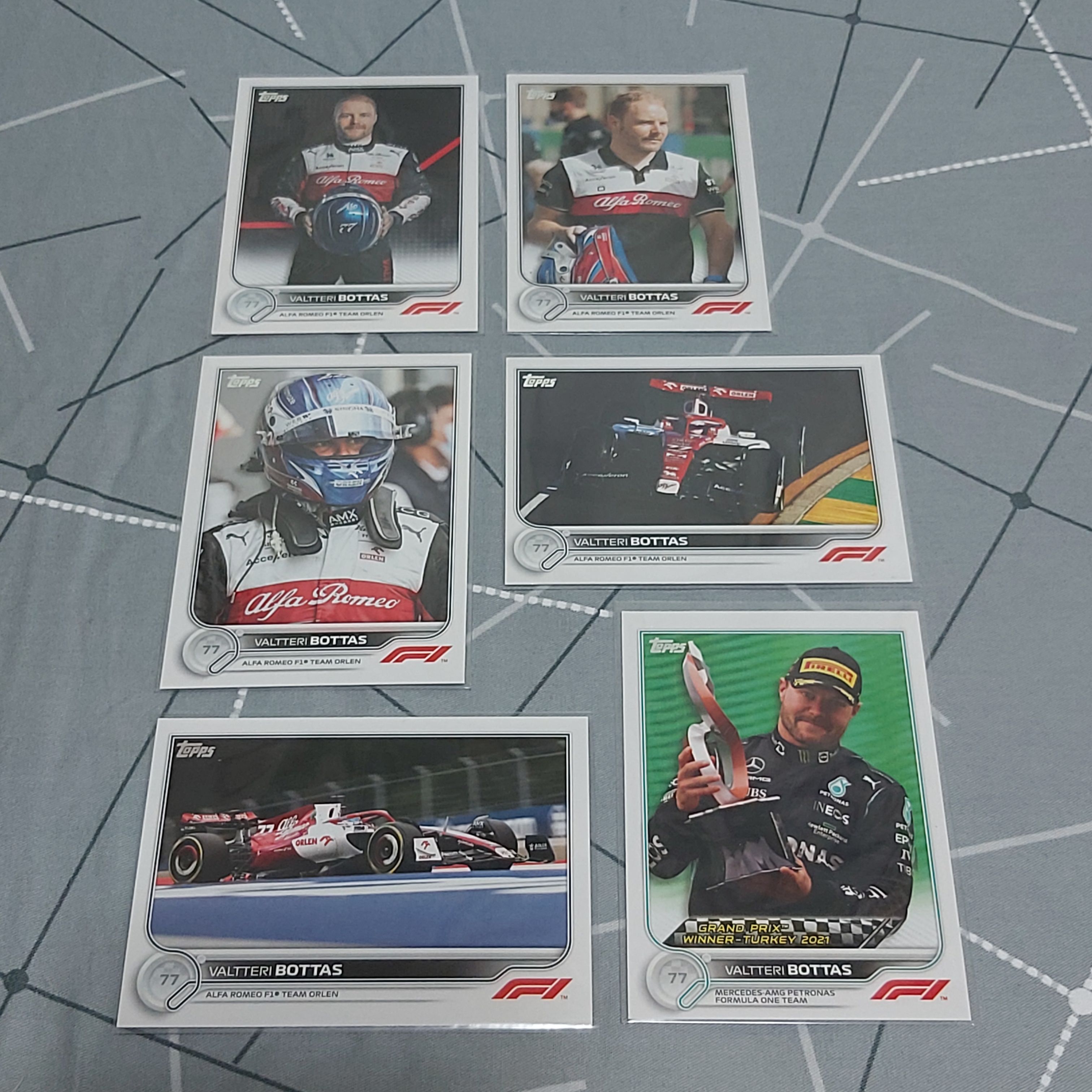 2022 topps F1 Valtteri Bottas 賽車卡 車手卡 普卡 芬蘭 Alfa Romeo