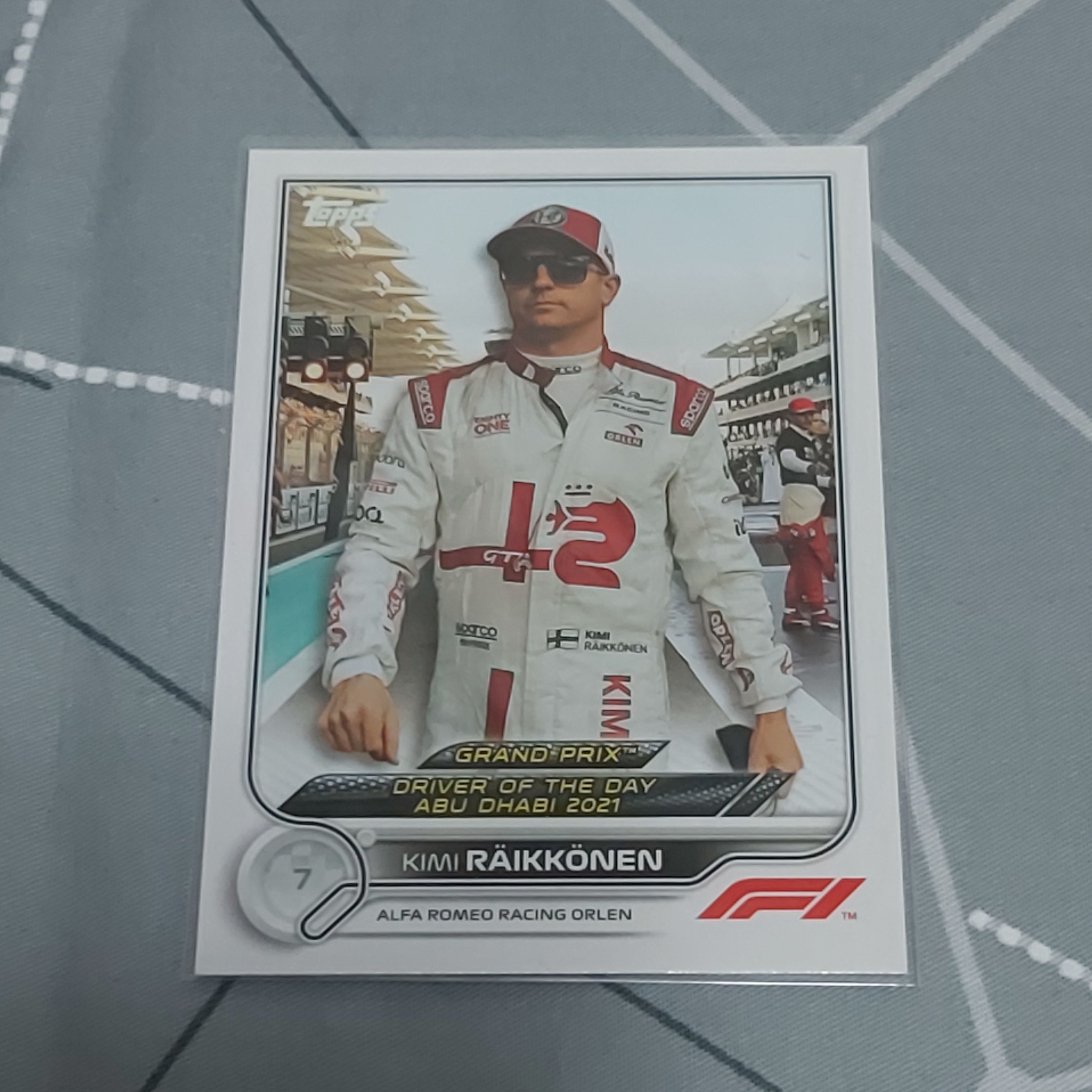 2022 topps F1 Kimi Raikkonen 賽車卡 車手卡 普卡 芬蘭 Alfa Romeo