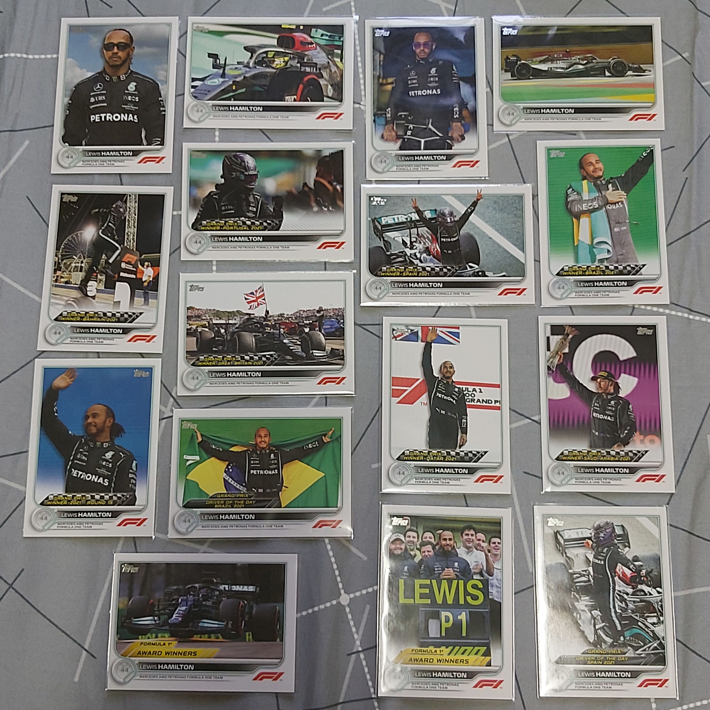 2022 topps F1 Lewis Hamilton 賽車卡 車手卡 普卡 七屆世界冠軍 英國 Mercedes