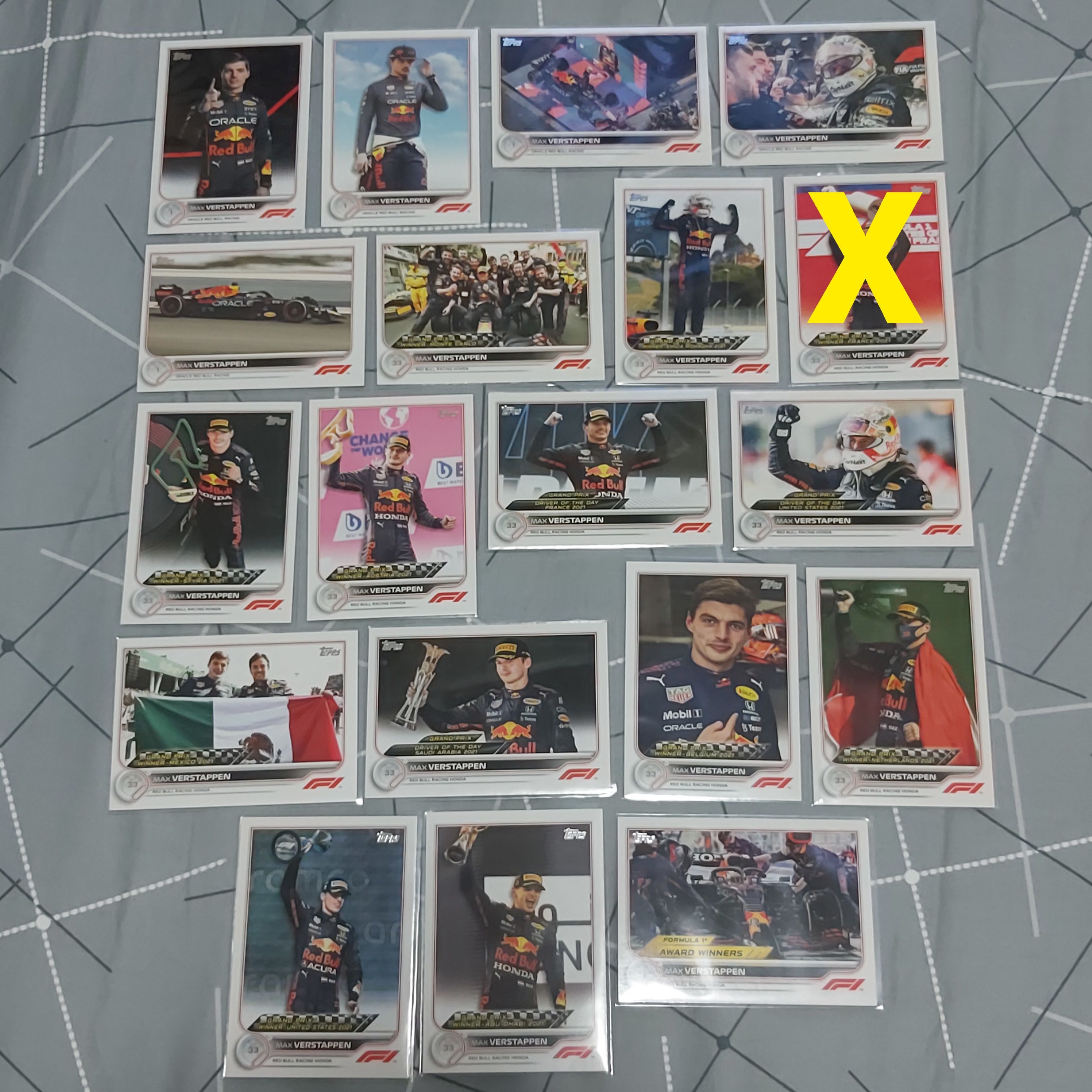 2022 topps F1 Max Verstappen 賽車卡 車手卡 普卡 三屆世界冠軍 荷蘭 Redbull 紅牛