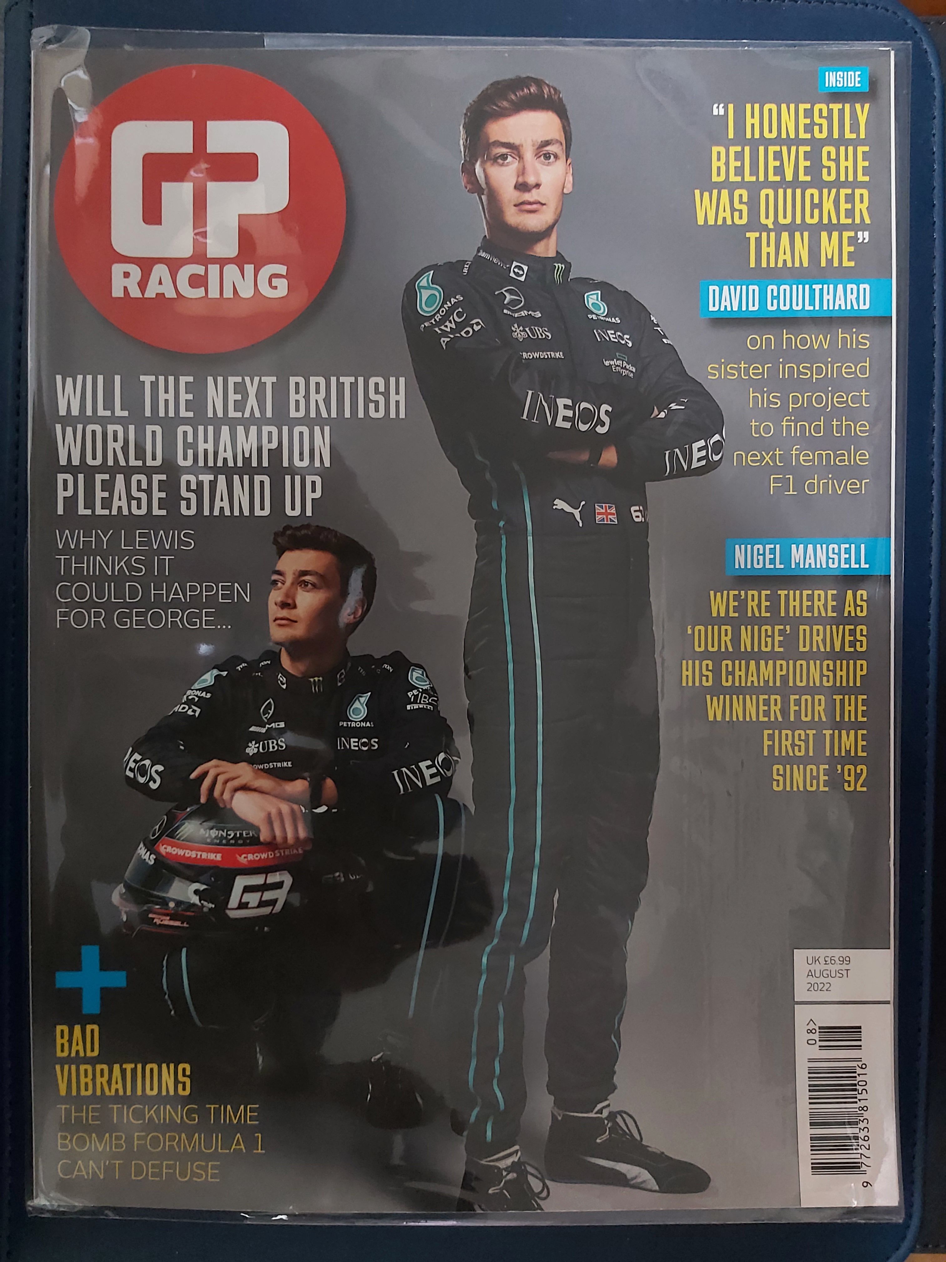 二手 英文雜誌 F1 GP RACING AUGUST 2022