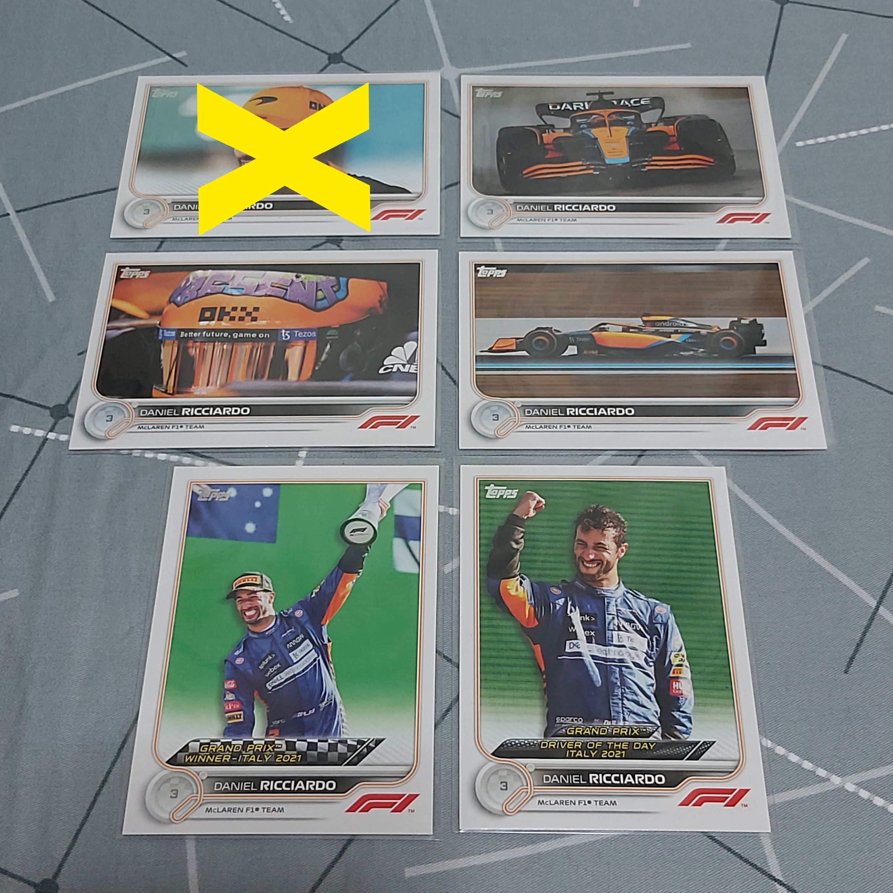 2022 topps F1 Daniel Ricciardo 賽車卡 車手卡 普卡 澳洲 澳大利亞 McLaren 英國