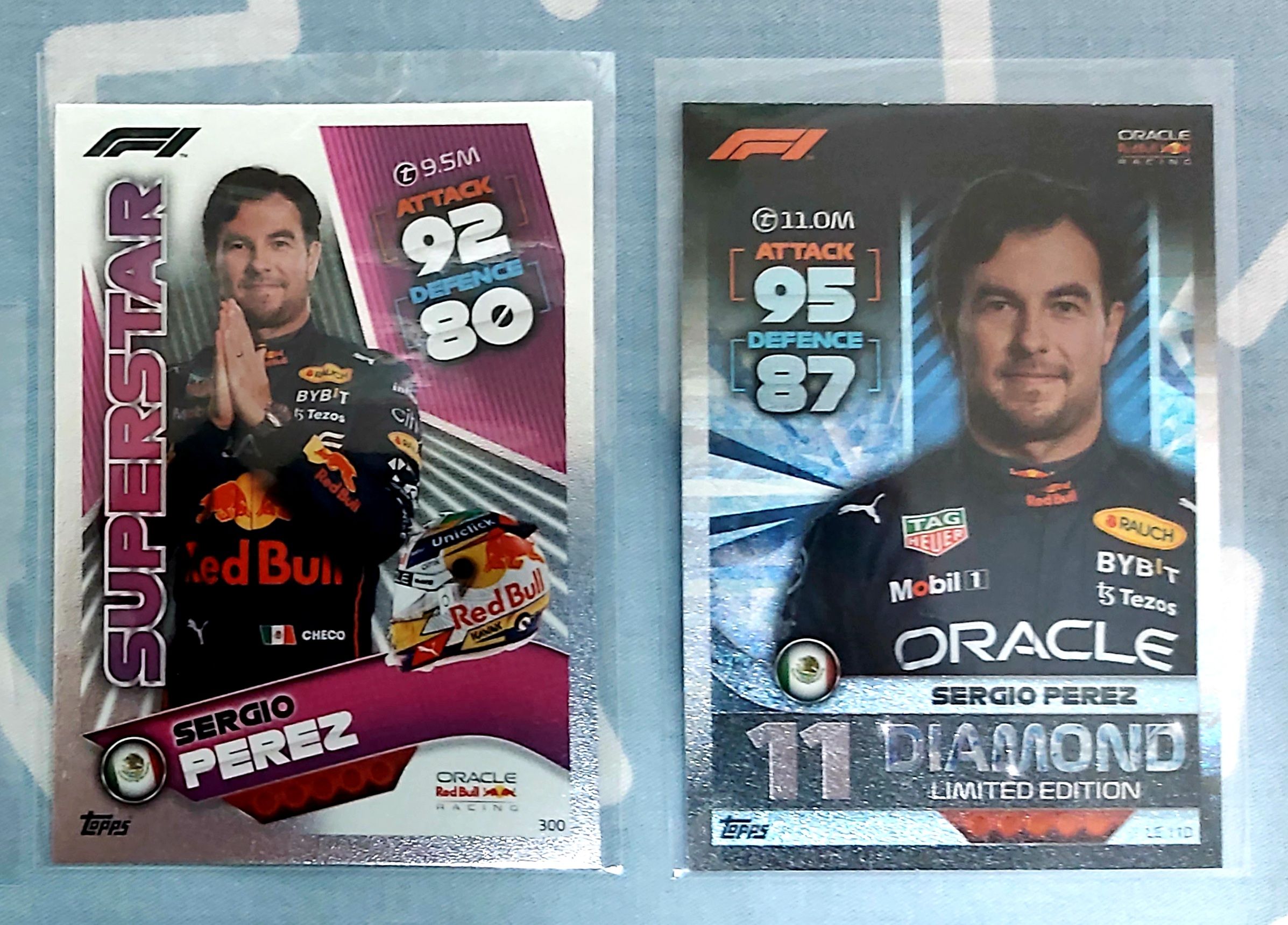 2022 topps F1 Turbo Attax Sergio Checo Pérez 遊戲卡 墨西哥 Redbull