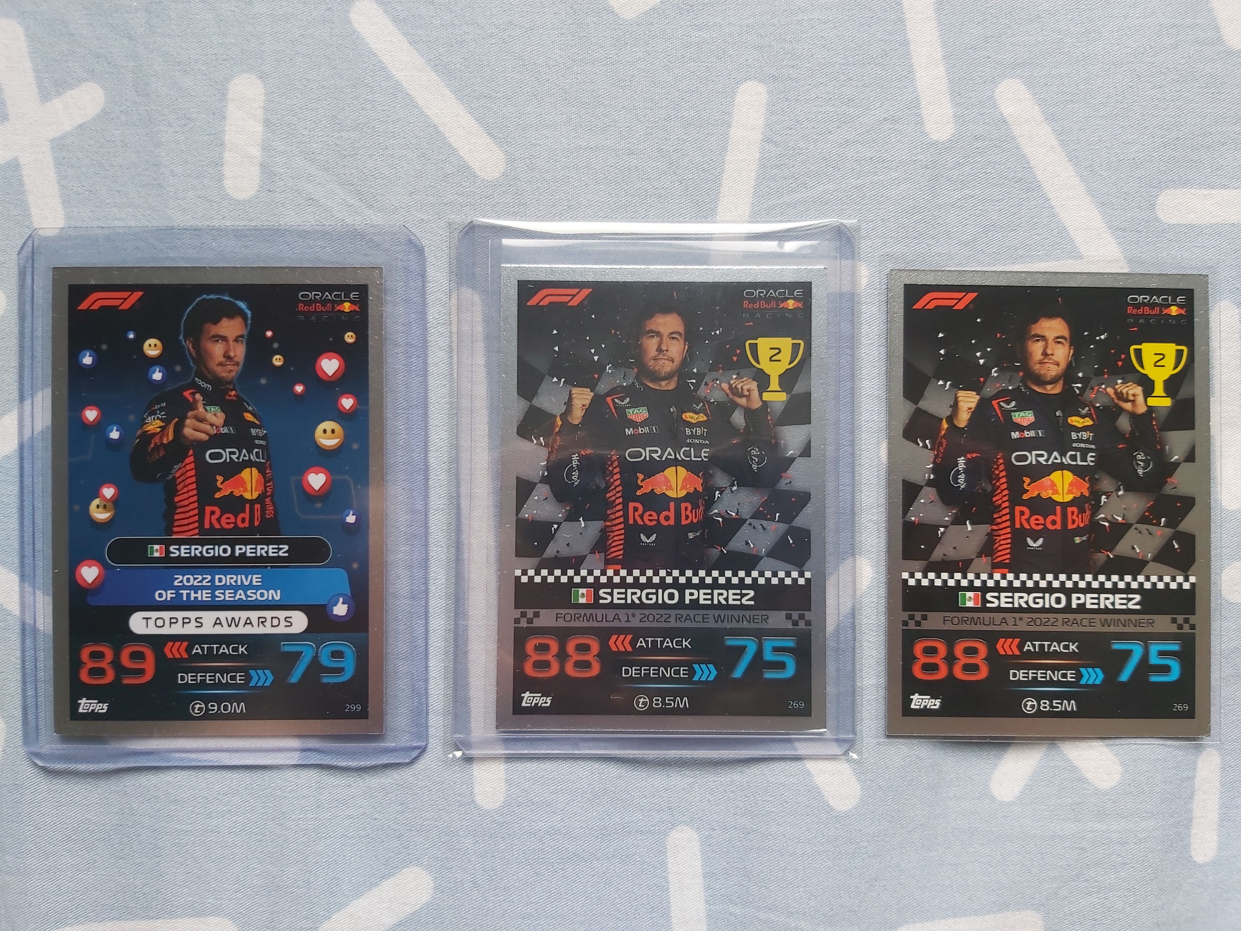 2023 topps F1 Turbo Attax Sergio Checo Pérez 遊戲卡 墨西哥 Redbull