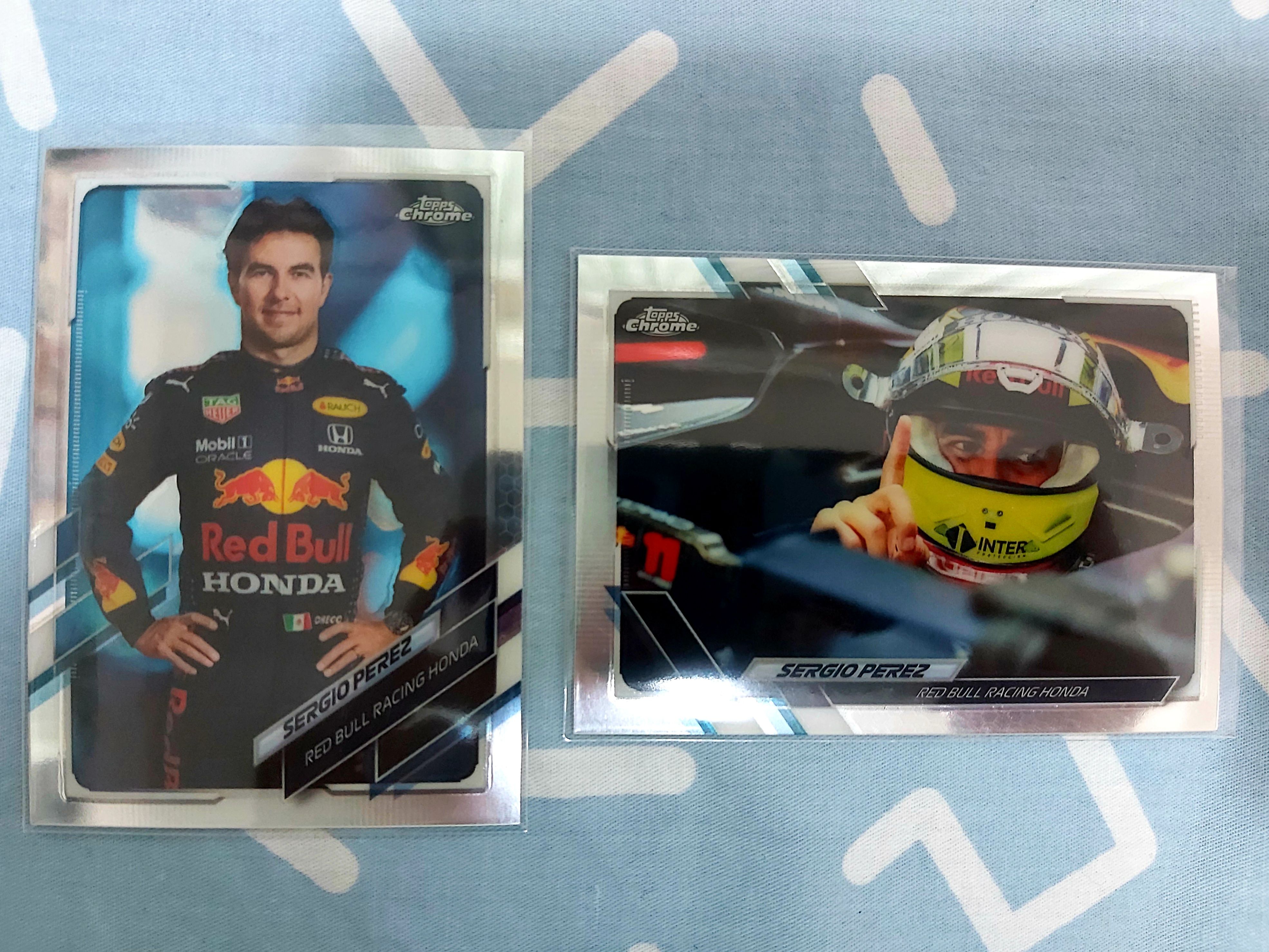 2021 topps F1 Chrome Sergio Checo Pérez 車手卡 金屬卡 普卡 Redbull