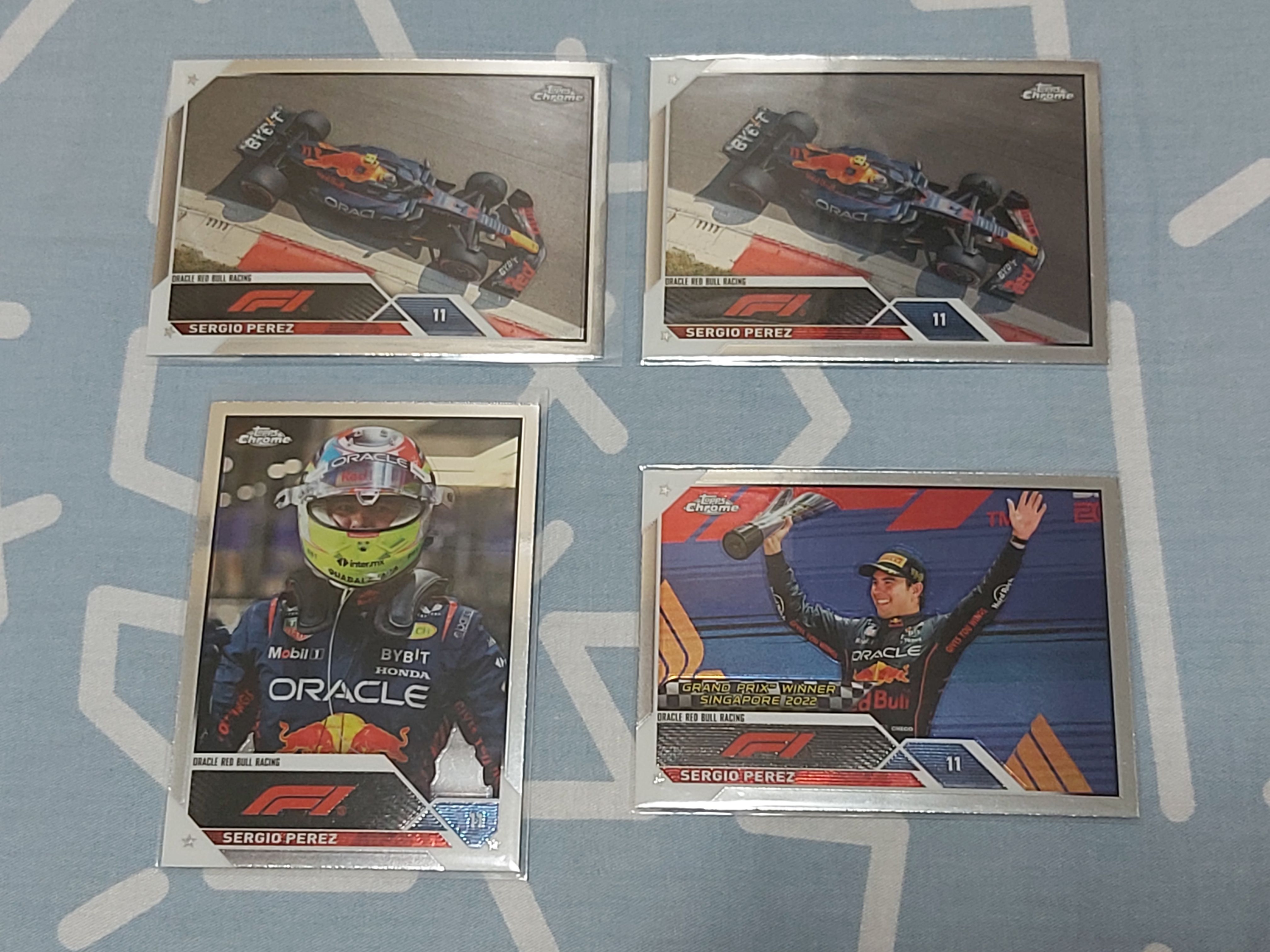 2023 topps F1 Chrome Sergio Checo Pérez 車手卡 金屬卡 普卡 Redbull