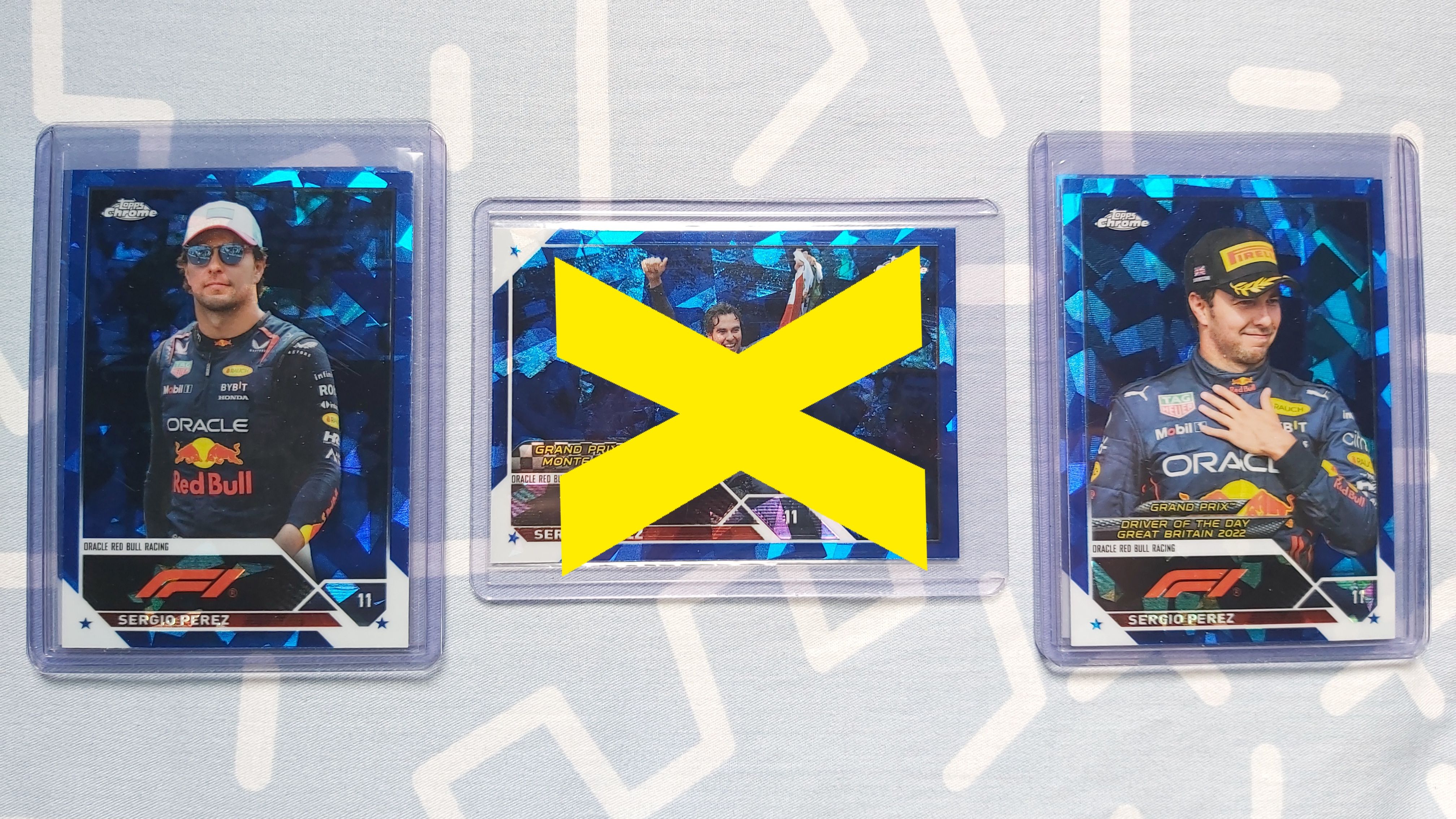 2023 Topps Chrome Sapphire F1 Sergio Checo Pérez 賽車卡 車手卡 普卡