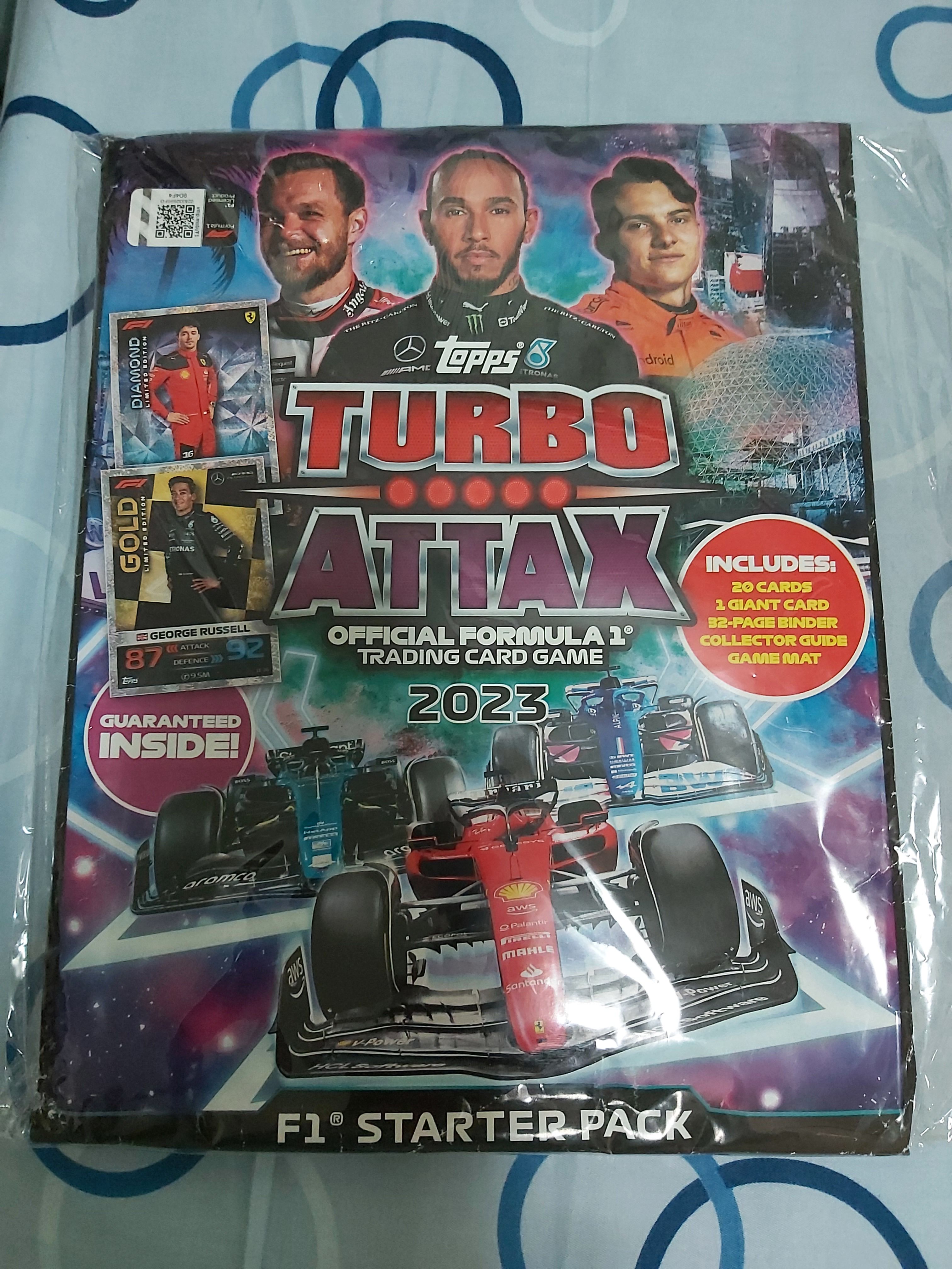 二手 2023 topps F1 F2 F3 Turbo Attax 遊戲入門套組 新手包 初始包