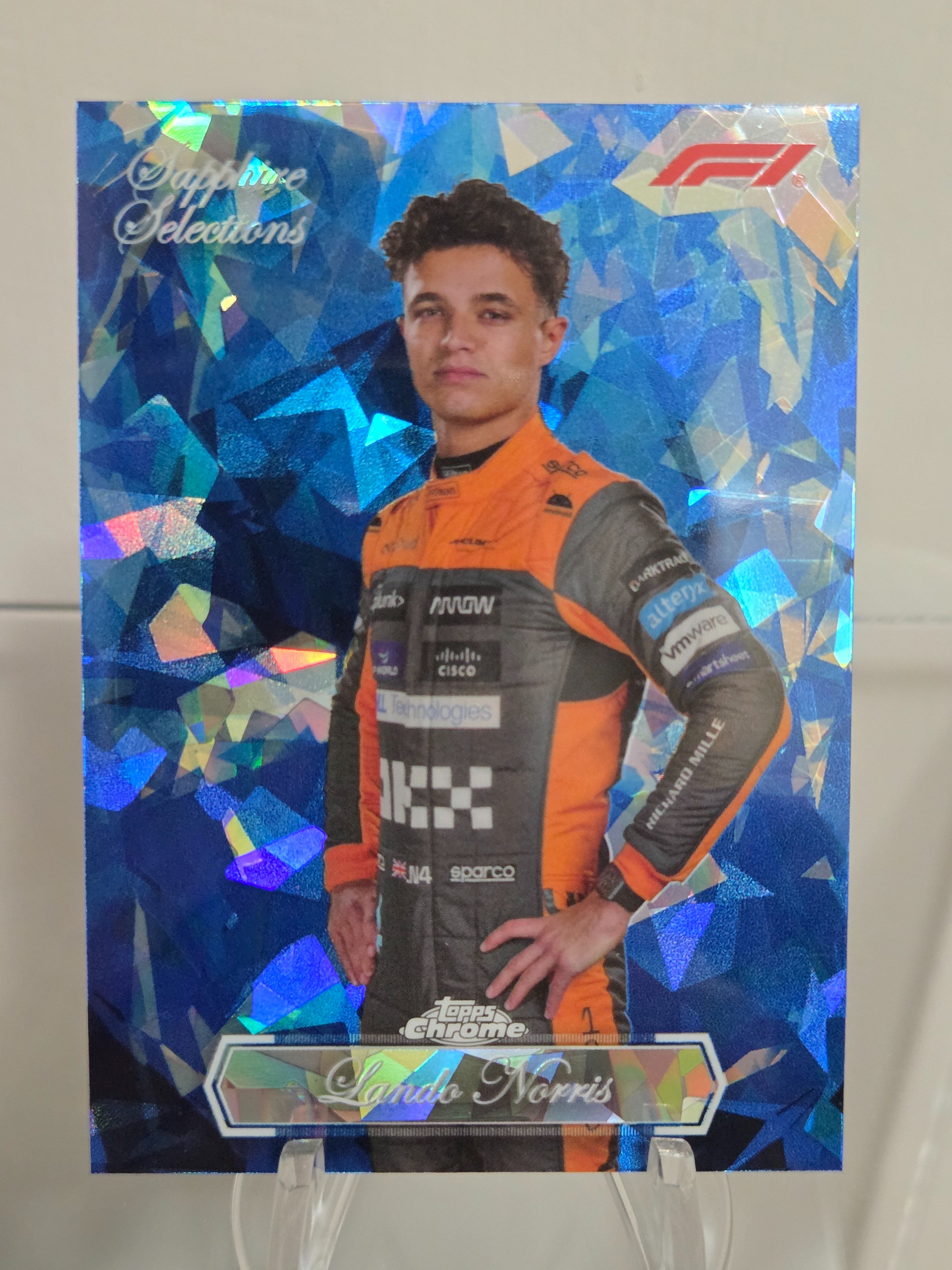 2023 Topps F1 Lando Norris Chrome Sapphire Selections