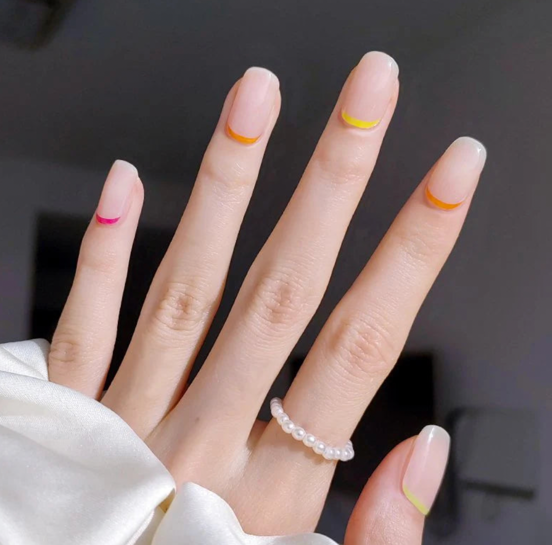 Anti-French Colored Nails