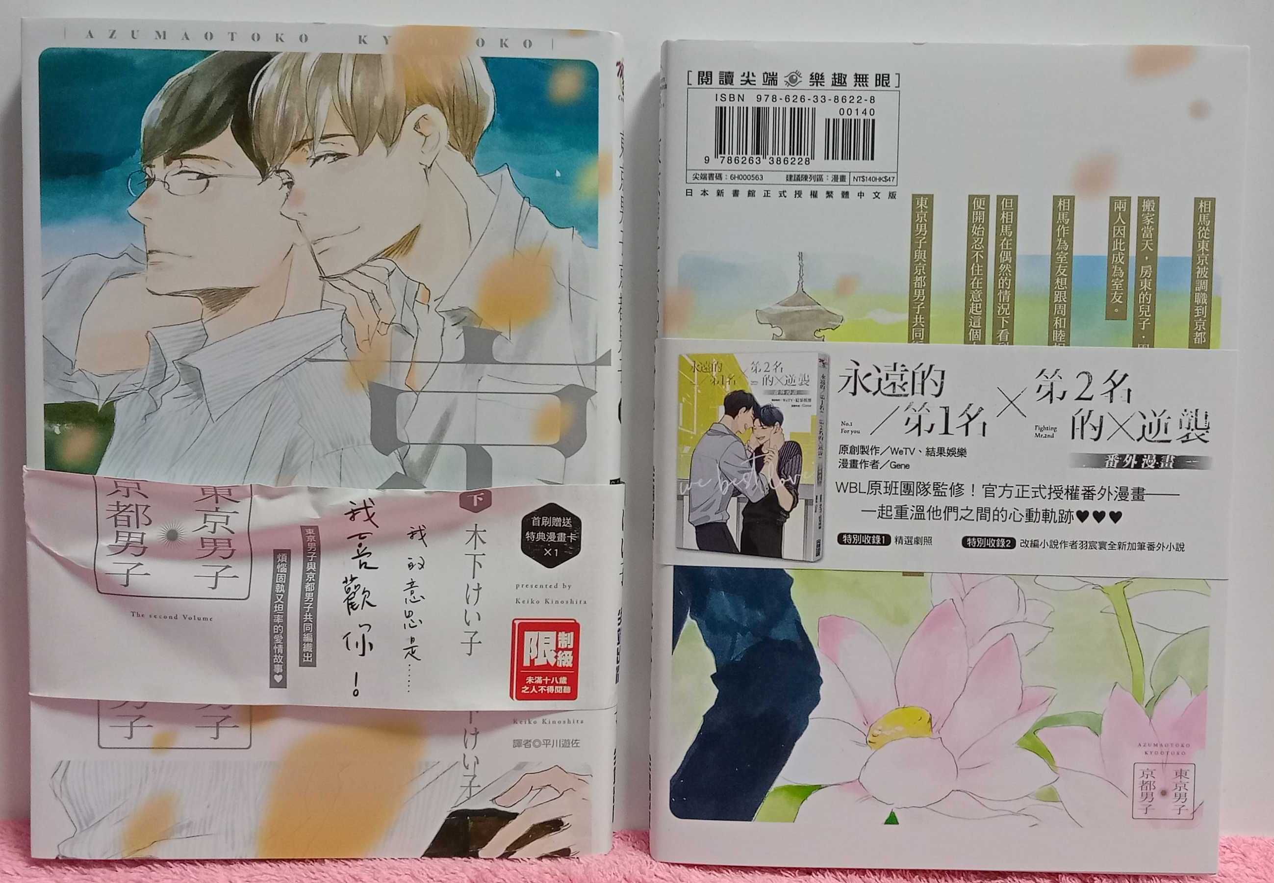 瑕疵 84】尖端出版/漫畫《東京男子京都男子 上+下》木下けい子