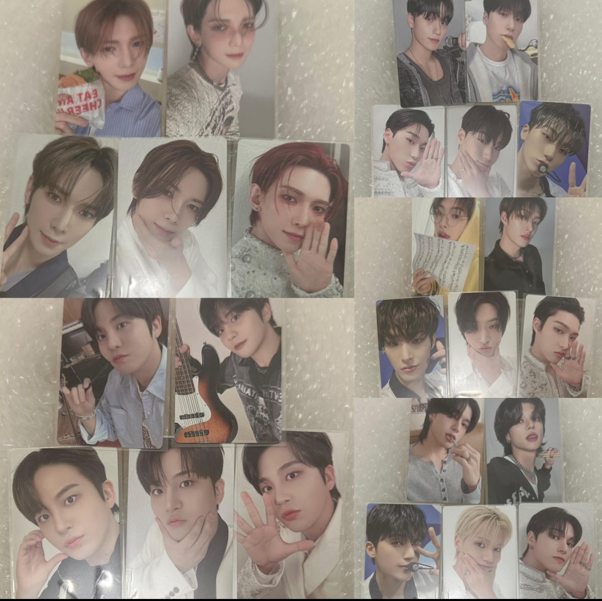 ATEEZ 小卡（8）（2025年曆卡+彩排卡+MITO卡包卡+the world小卡 小盤）