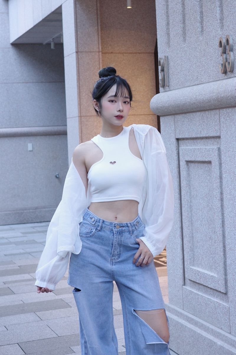 現▴連帽透膚防曬外套