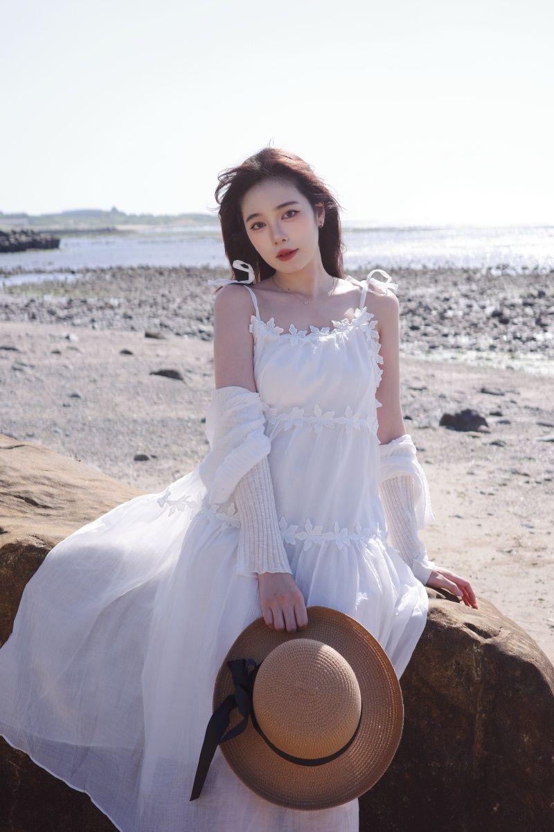 現▴立體小花浪漫長洋