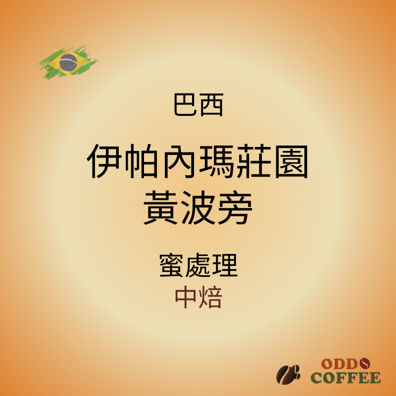 巴西．伊帕內瑪莊園．黃波旁/蜜處理