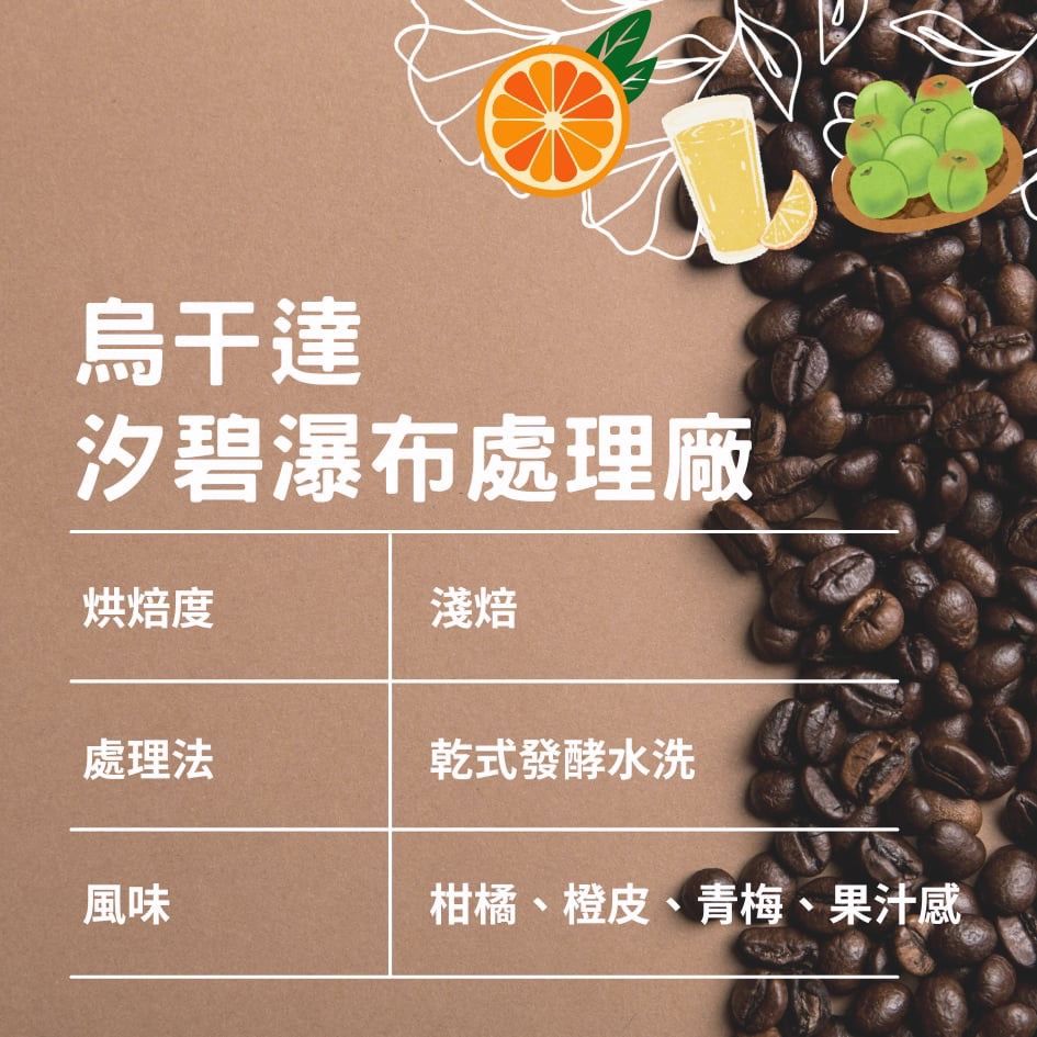 烏干達．汐碧瀑布處理廠/乾式發酵水洗