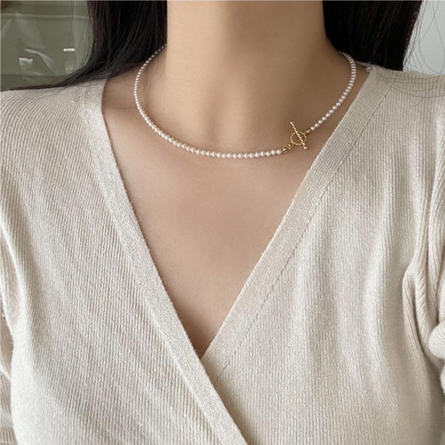 少量現貨🩵𝟗𝟐𝟓純銀 典雅氣質珍珠項鍊