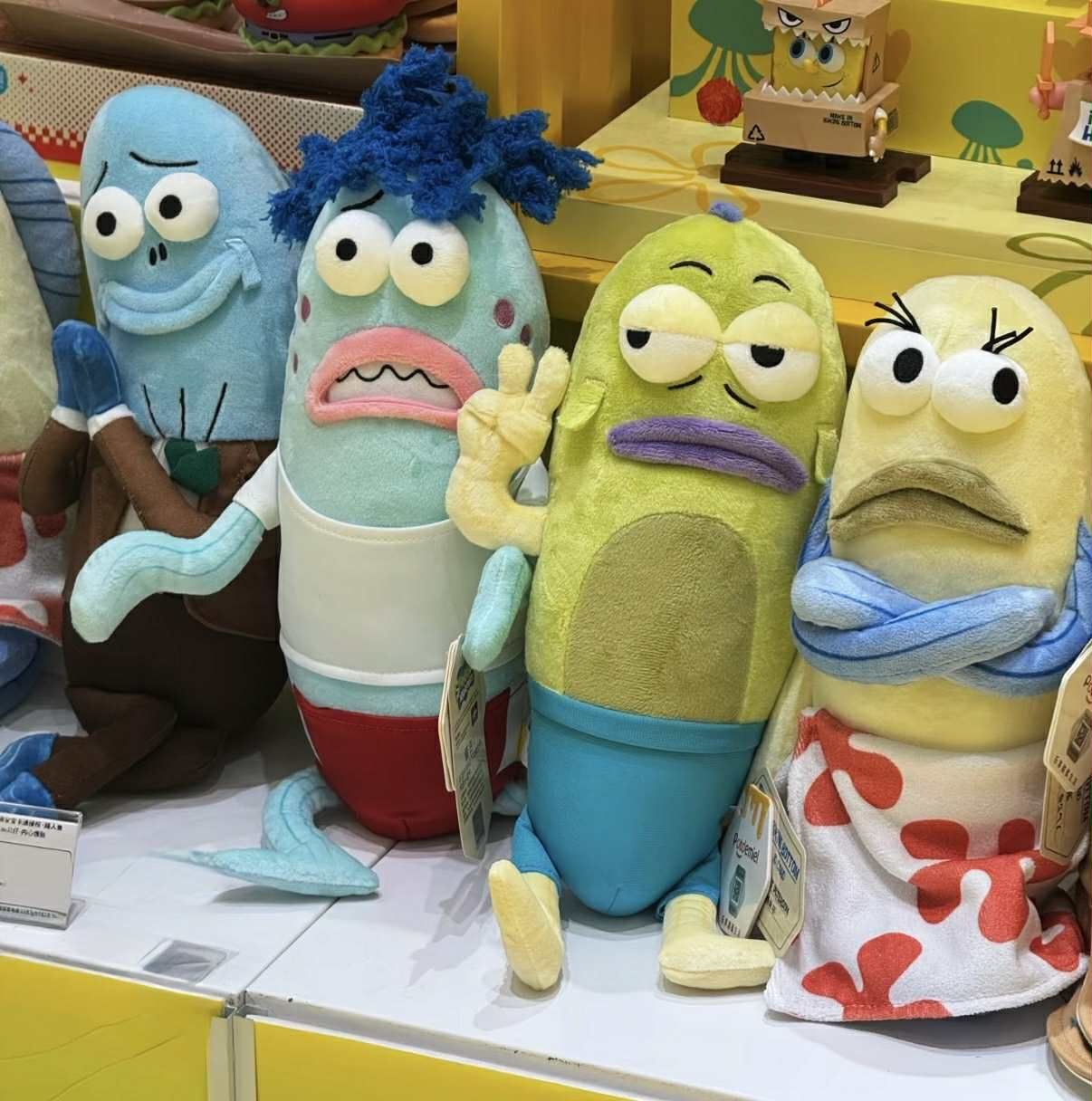 正版 比奇堡居民毛絨公仔