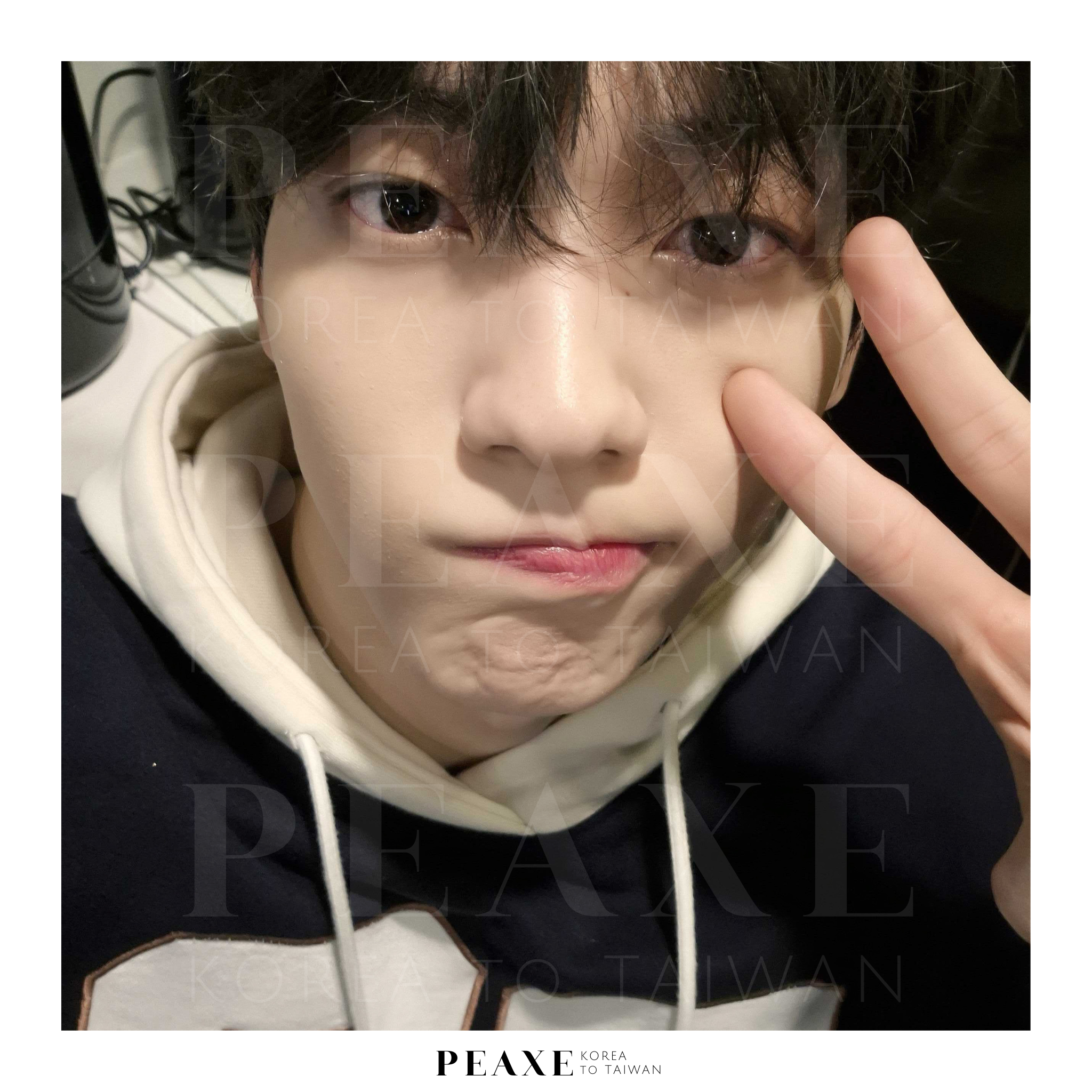 TOMORROW X TOGETHER（TXT） SOOBIN 崔秀彬 同款 WAIKEI 89 LOGO 帽T