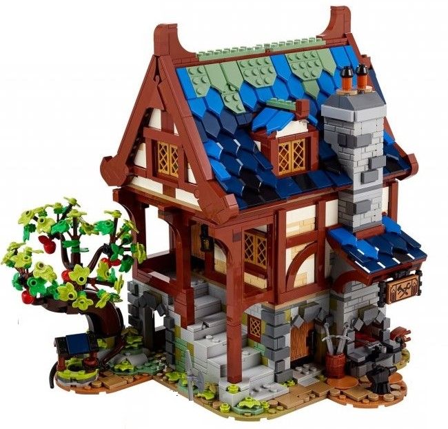 LEGO  21325  場景  主建築+樹