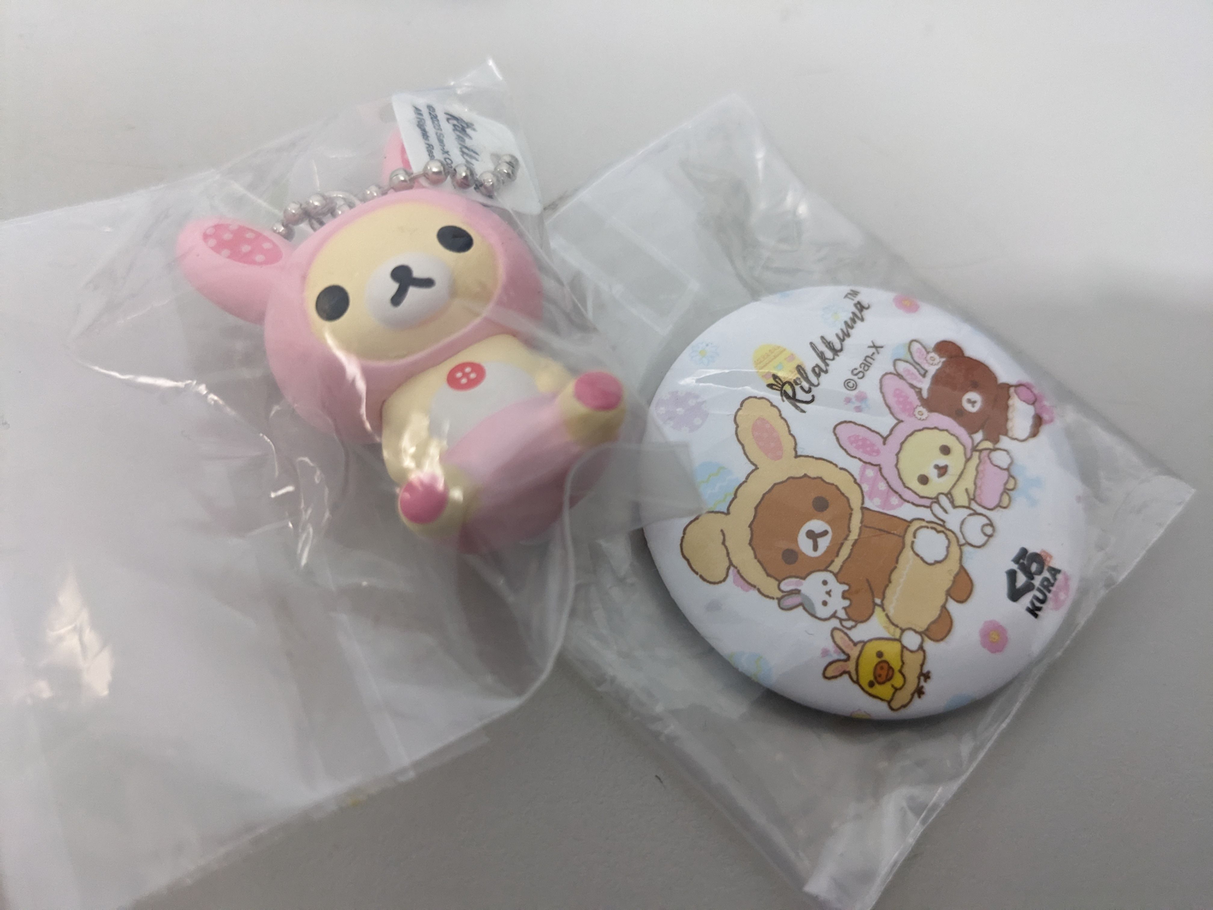 拉拉熊 小白熊+胸章