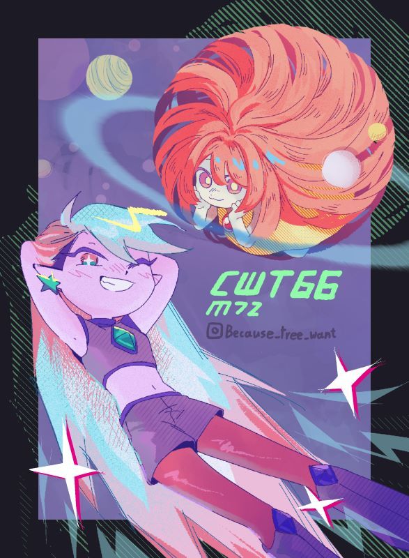 原創行星流星卡片