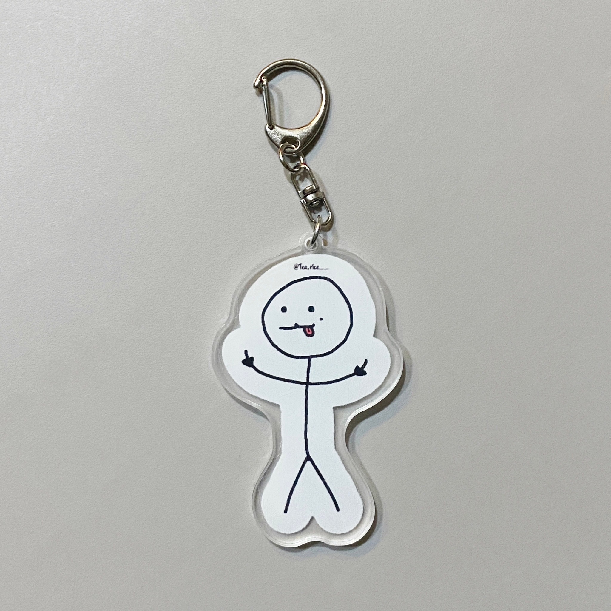 巨型雙中止鑰匙圈