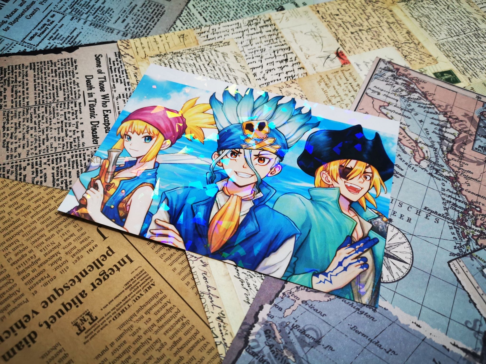 新石紀海盜明信片