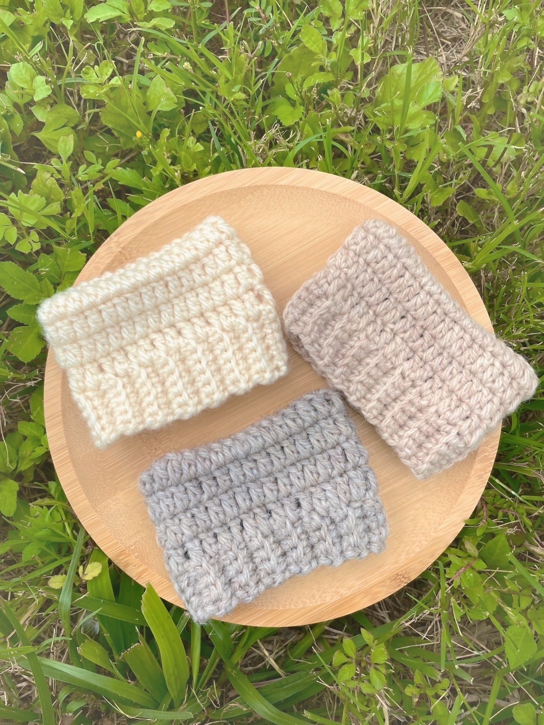 10公分棉花娃手作毛帽