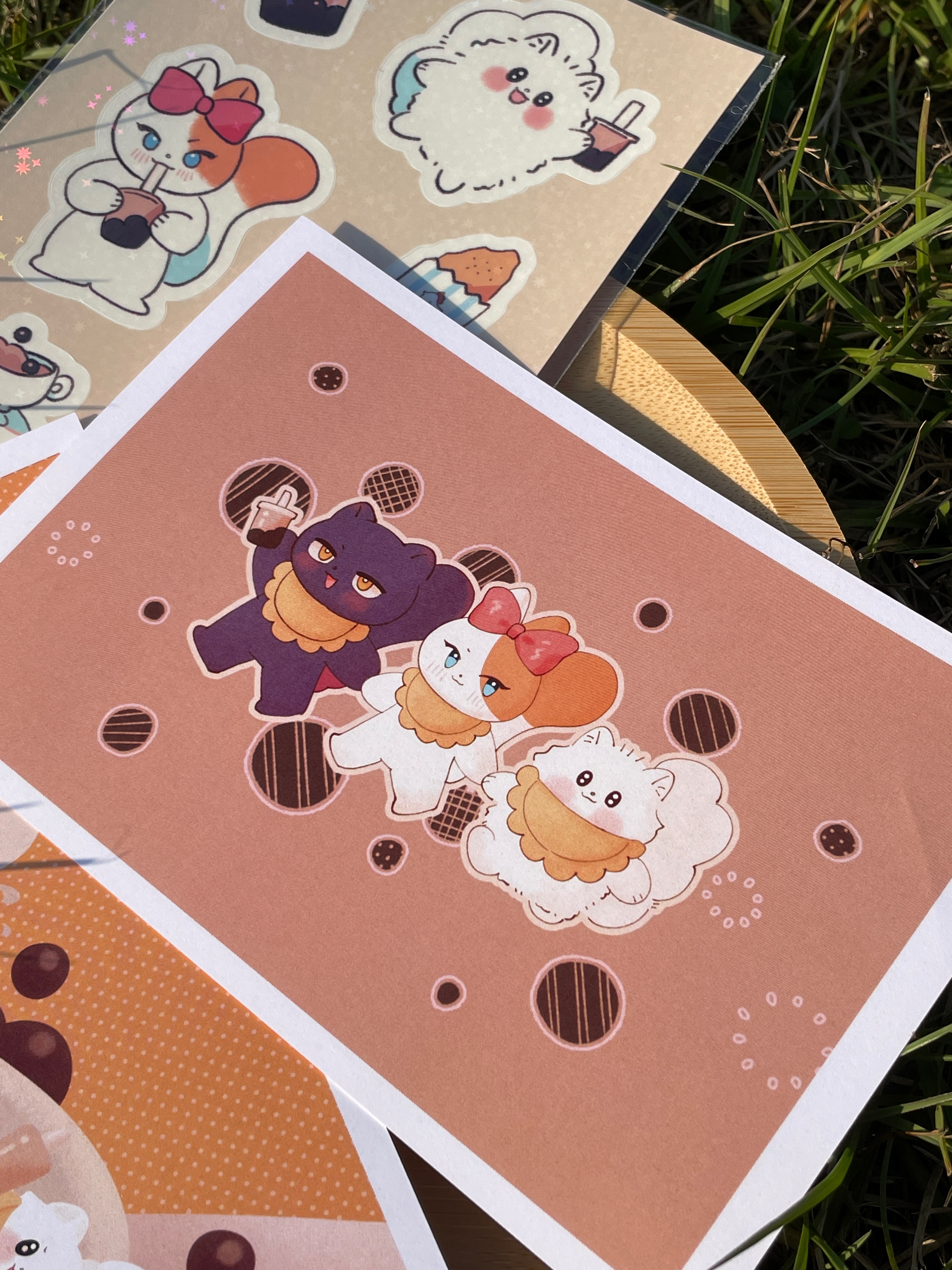 珍奶派對明信片