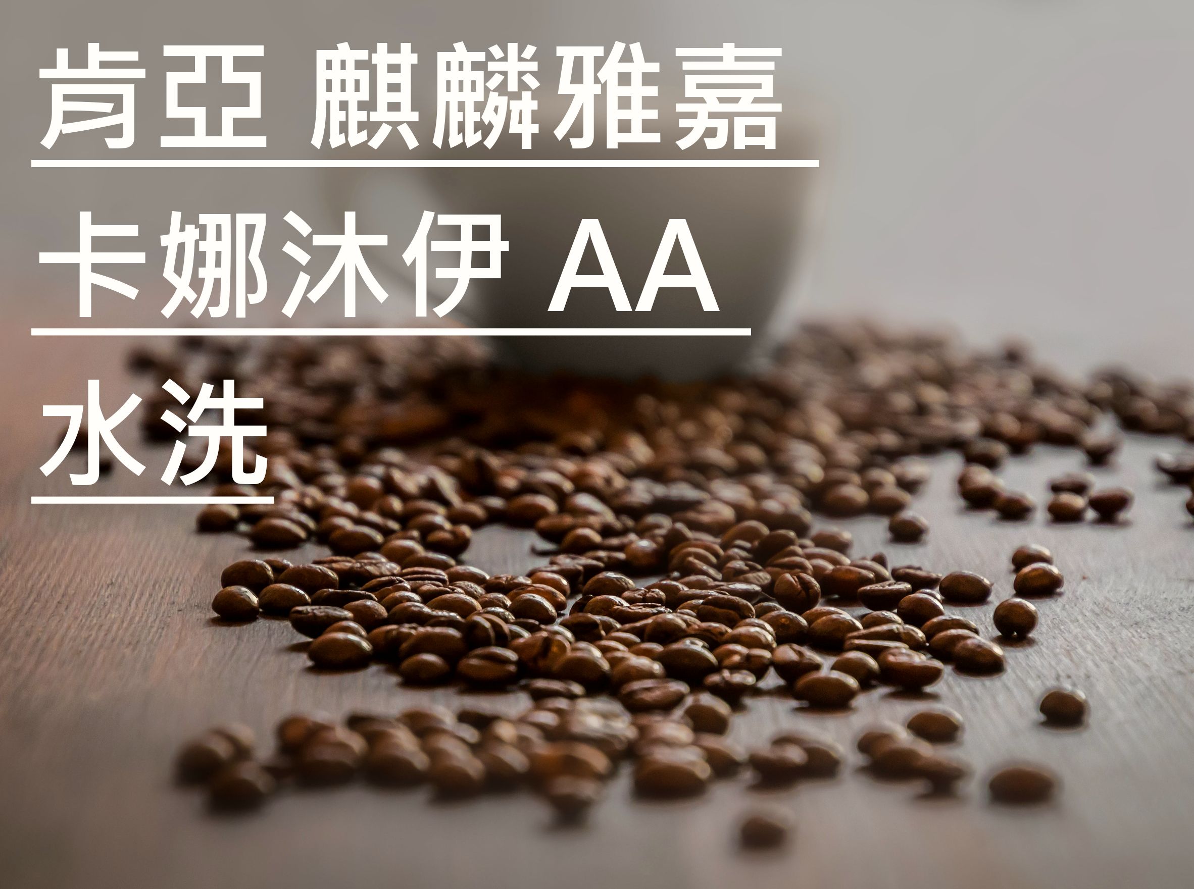 肯亞 麒麟雅嘉 卡娜沐伊 AA 水洗