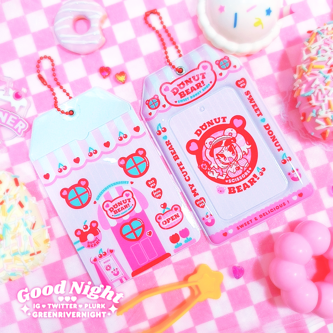 熊熊甜甜圈店鋪卡套🐻🍩💗