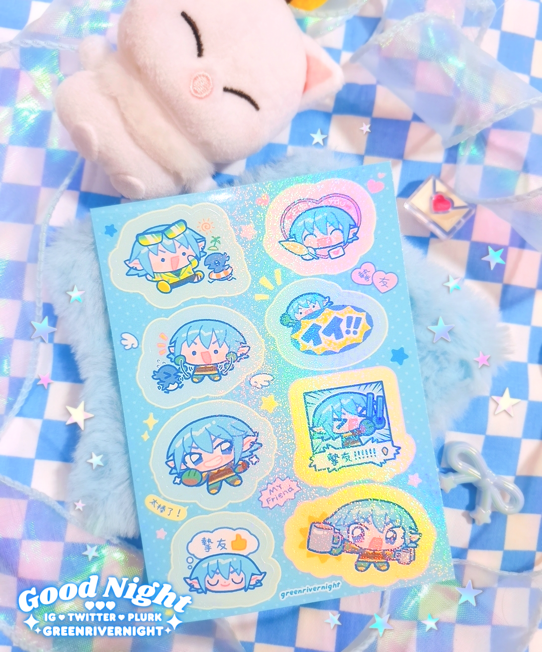 【預購需等加印】💪太棒了摯友💙奧爾什方貼紙
