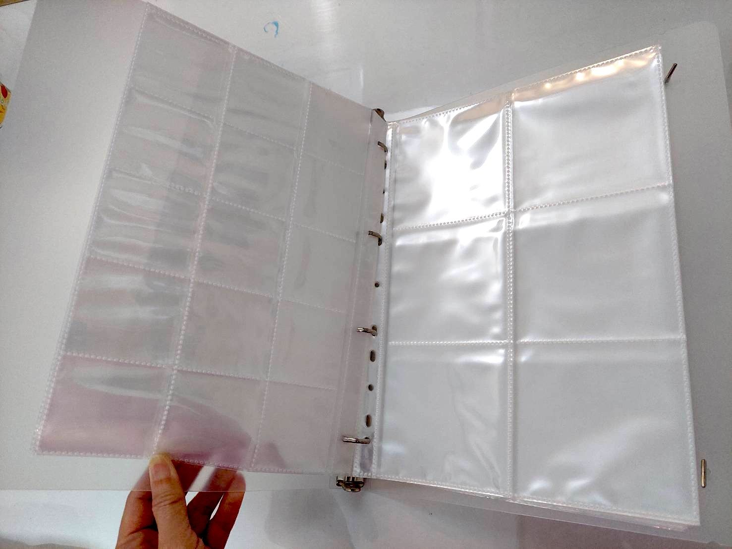 透明磨砂混裝本紙磚收藏夾